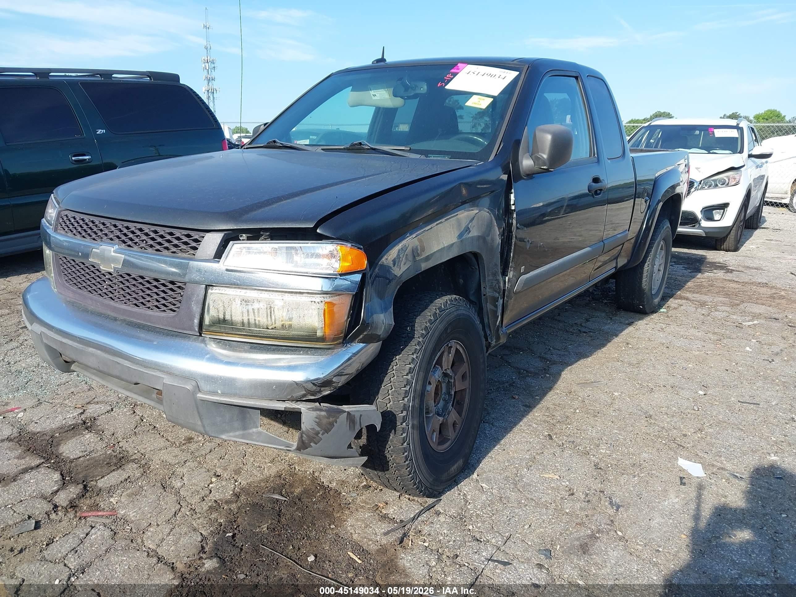 2008 Chevrolet Colorado Lt Черный vin: 1GCDS19E788107771
