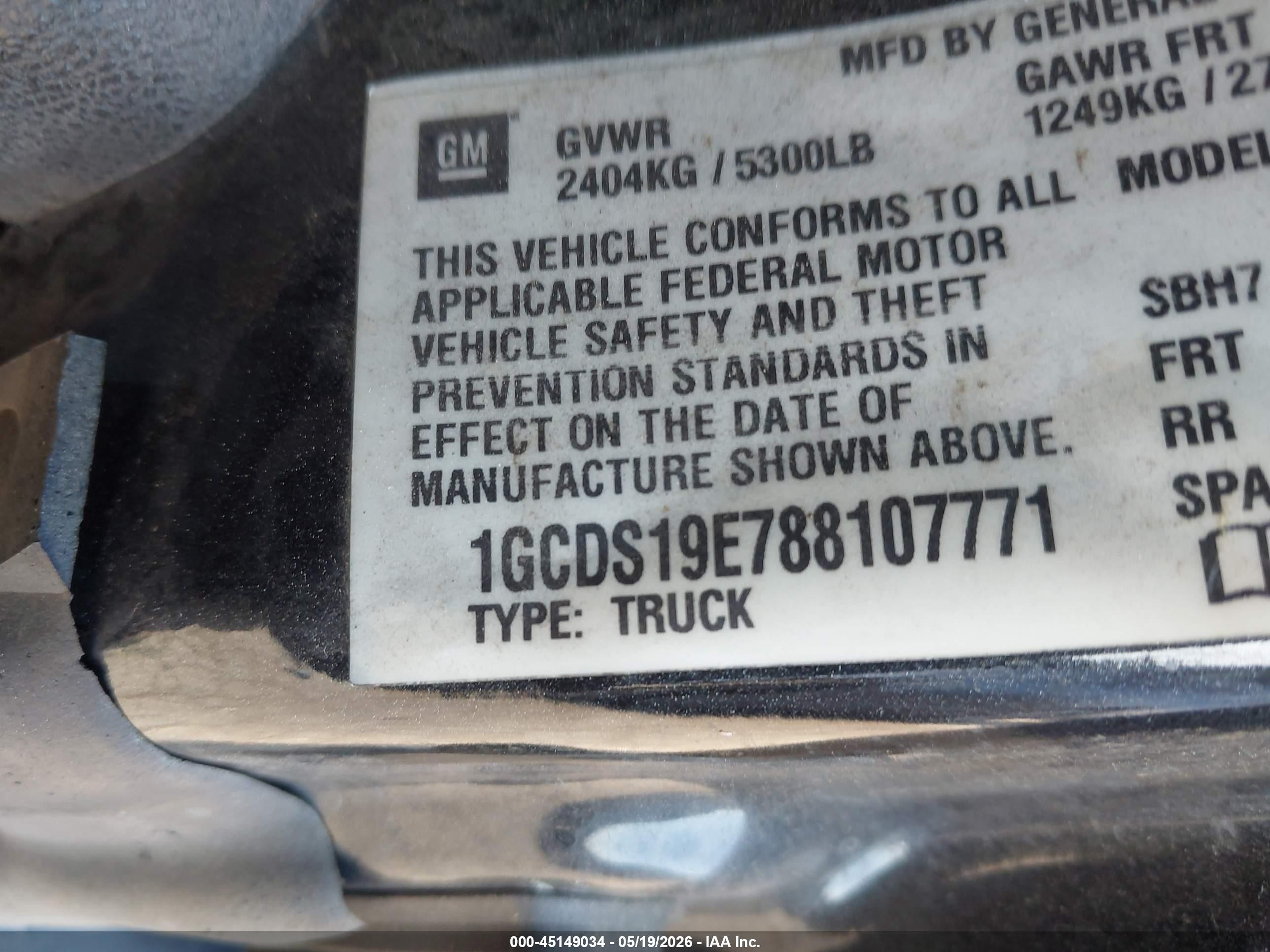 2008 Chevrolet Colorado Lt Черный vin: 1GCDS19E788107771