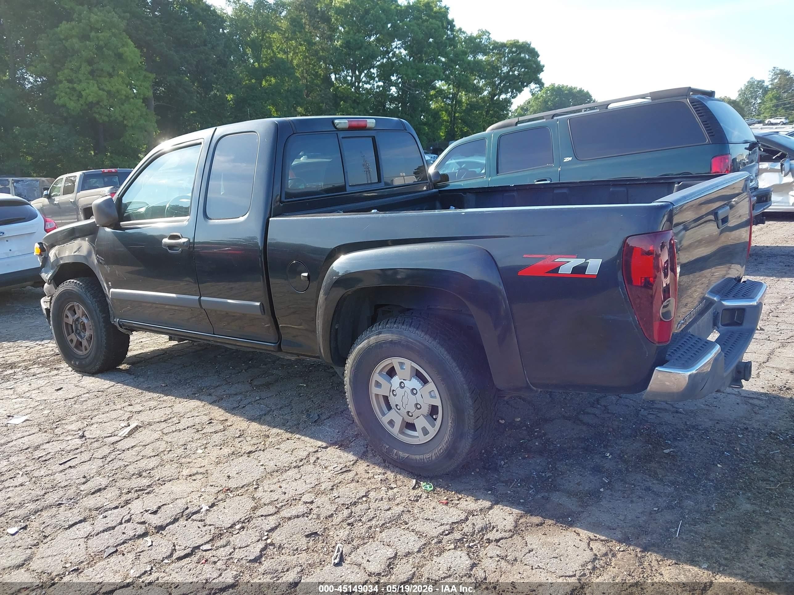 2008 Chevrolet Colorado Lt Черный vin: 1GCDS19E788107771
