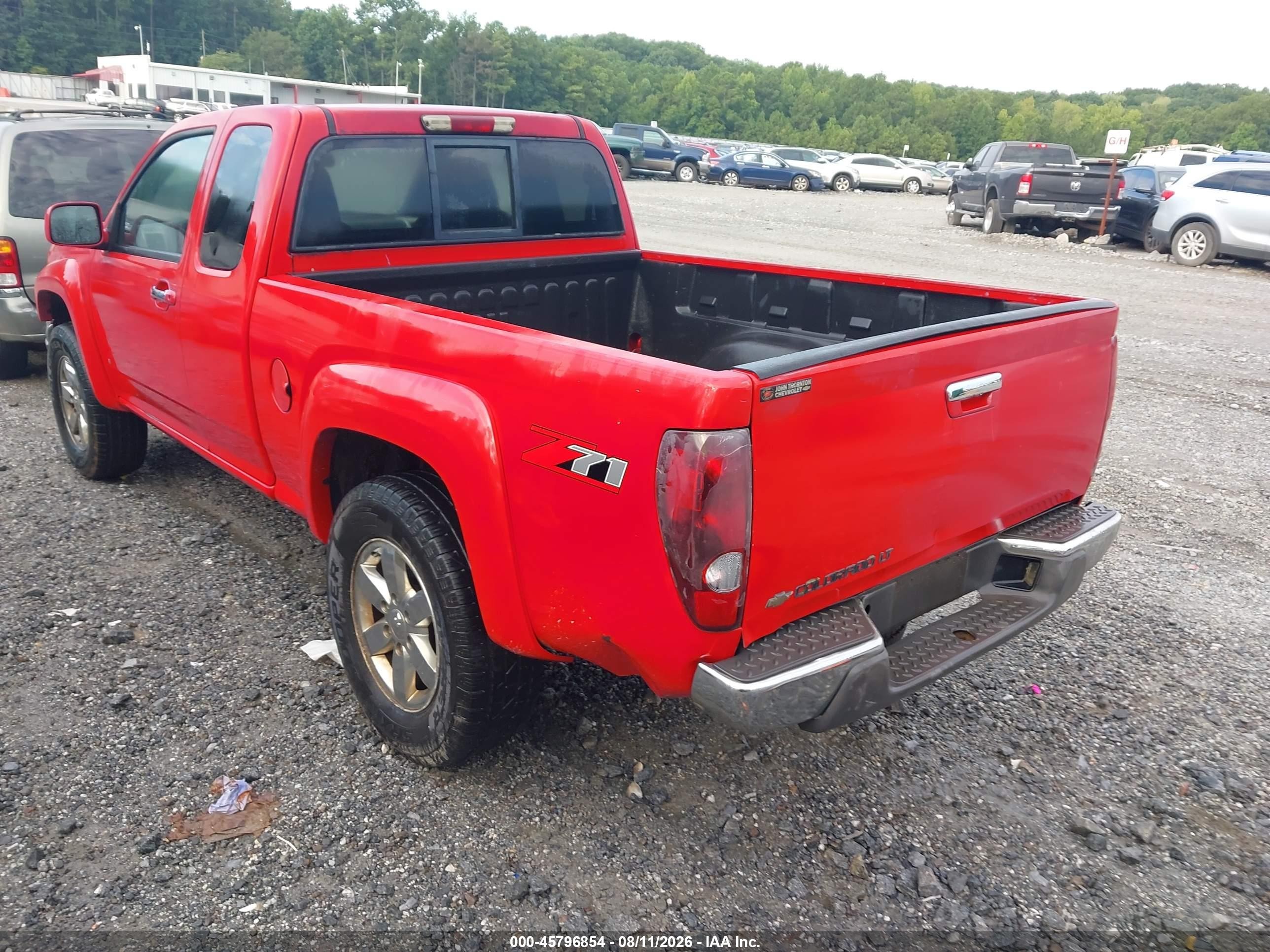 2009 Chevrolet Colorado Lt Red vin: 1GCDS19E898114567