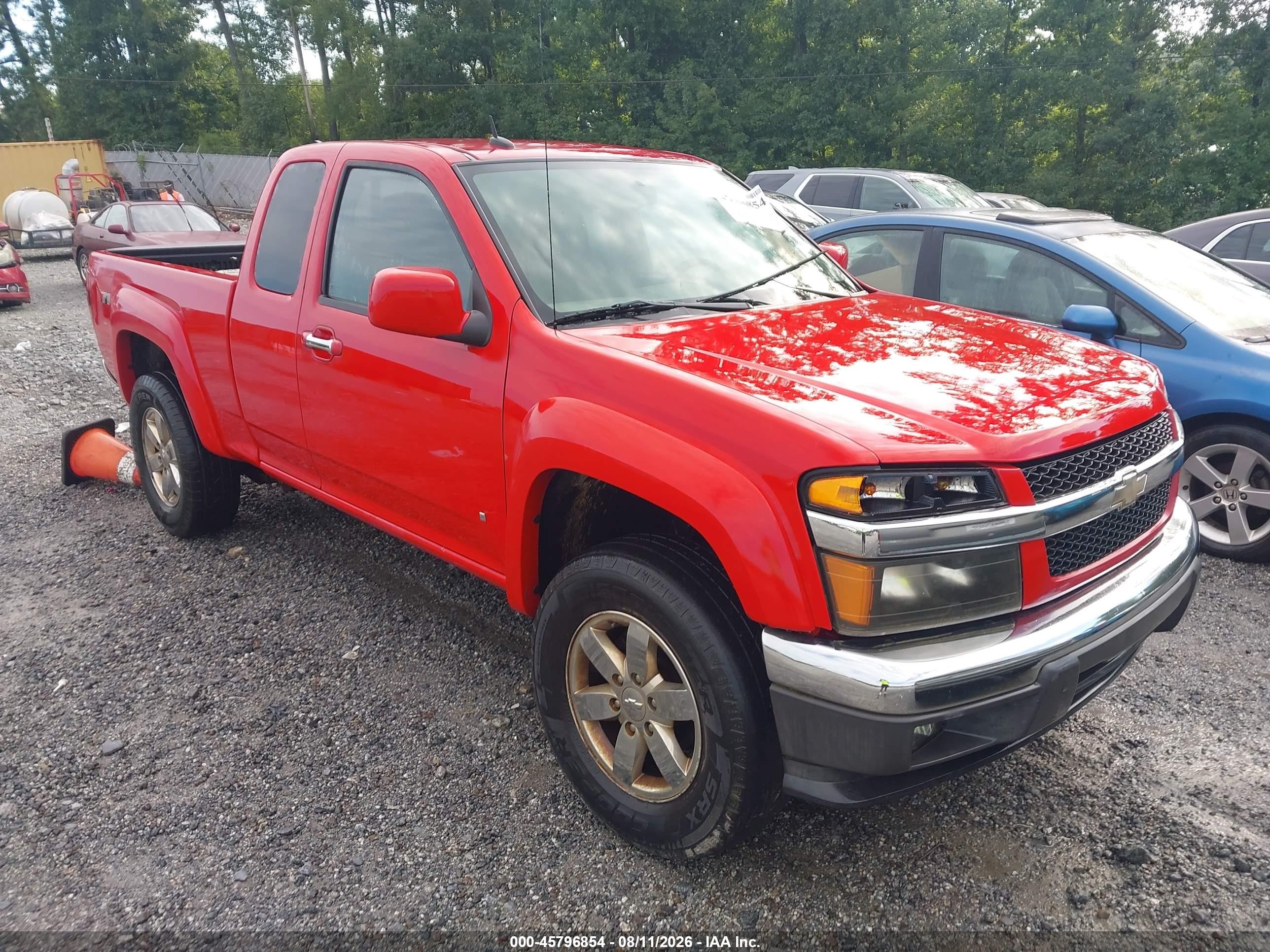 2009 Chevrolet Colorado Lt Красный vin: 1GCDS19E898114567