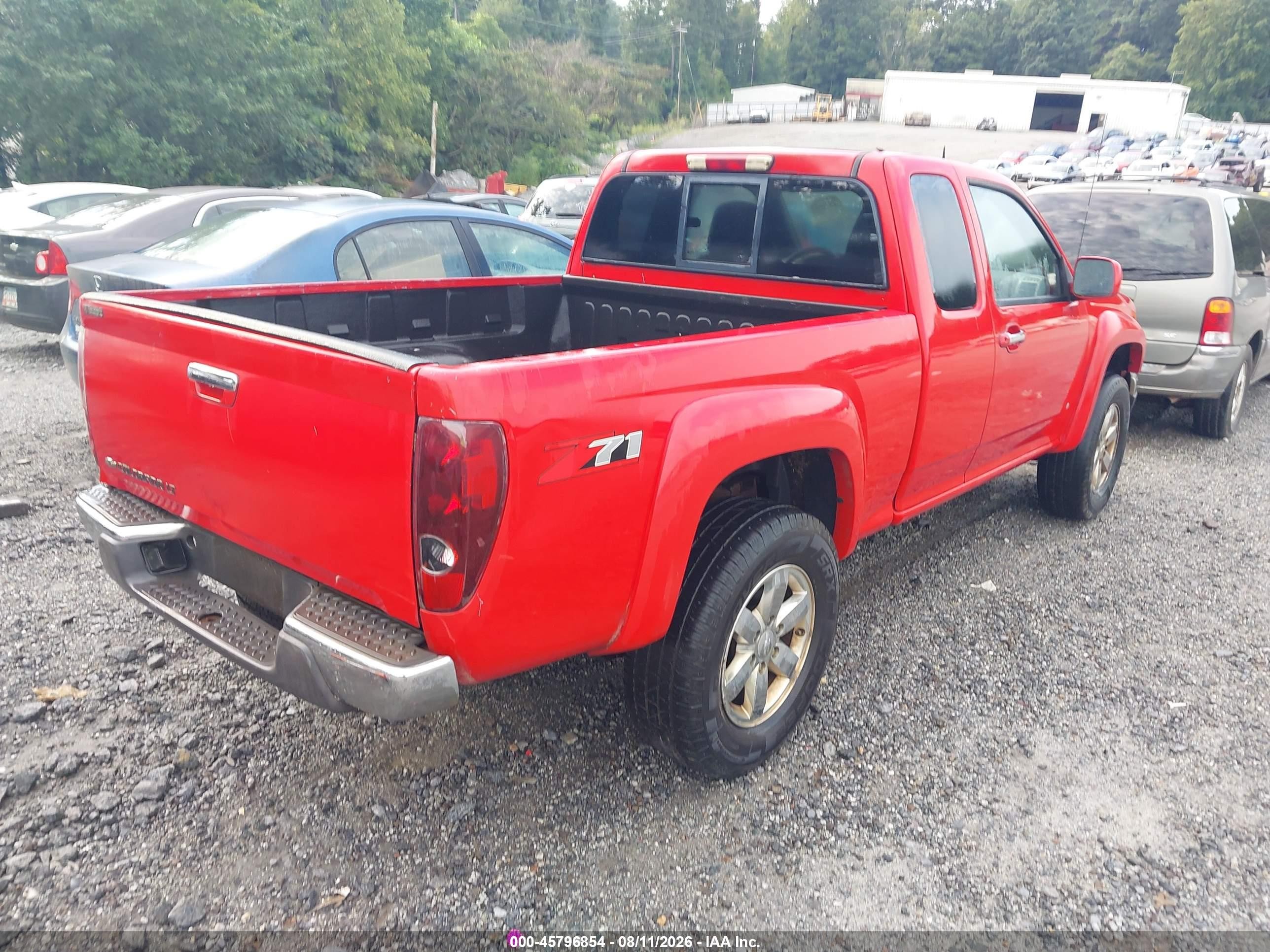 2009 Chevrolet Colorado Lt Red vin: 1GCDS19E898114567