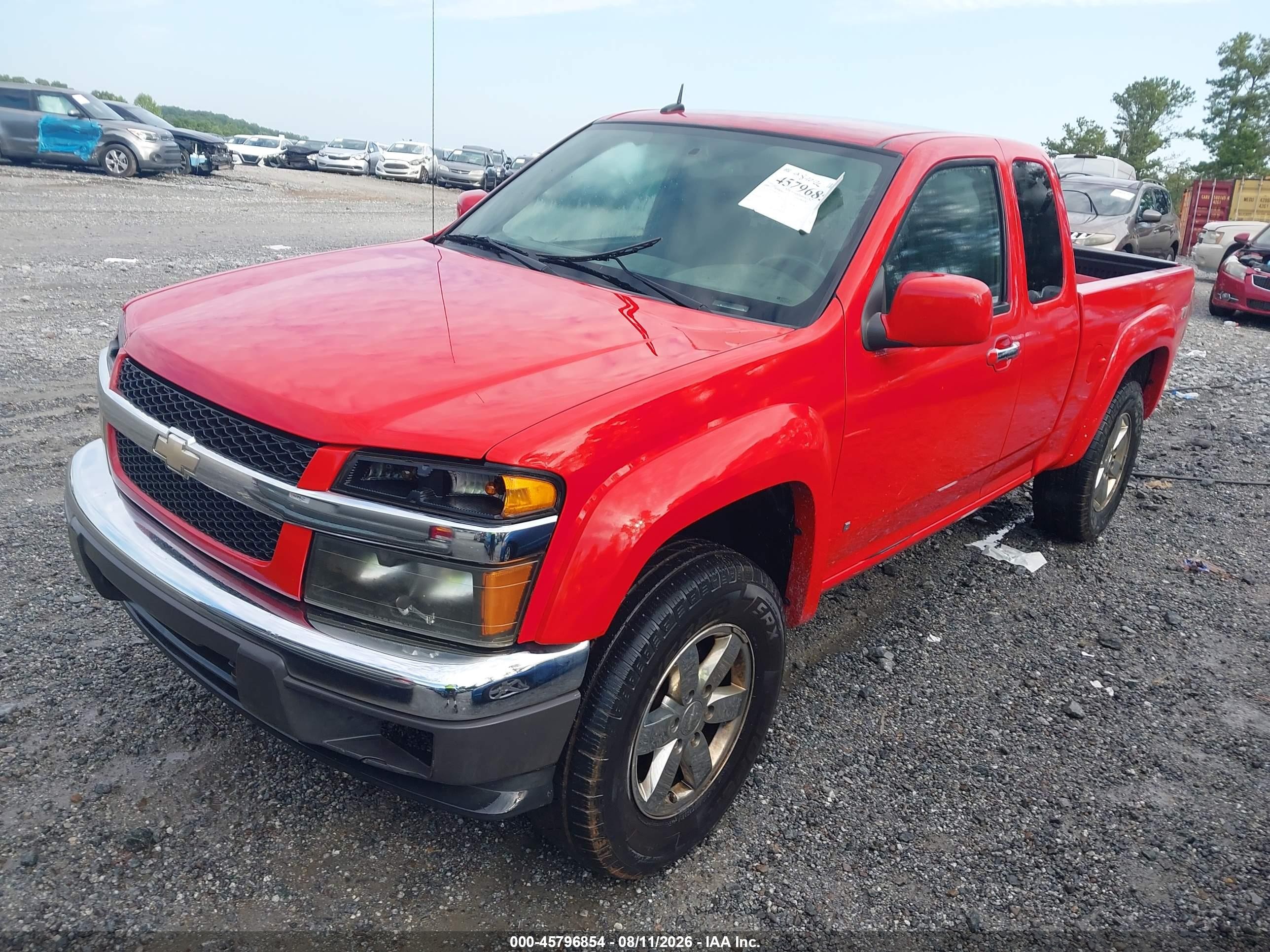 2009 Chevrolet Colorado Lt Red vin: 1GCDS19E898114567