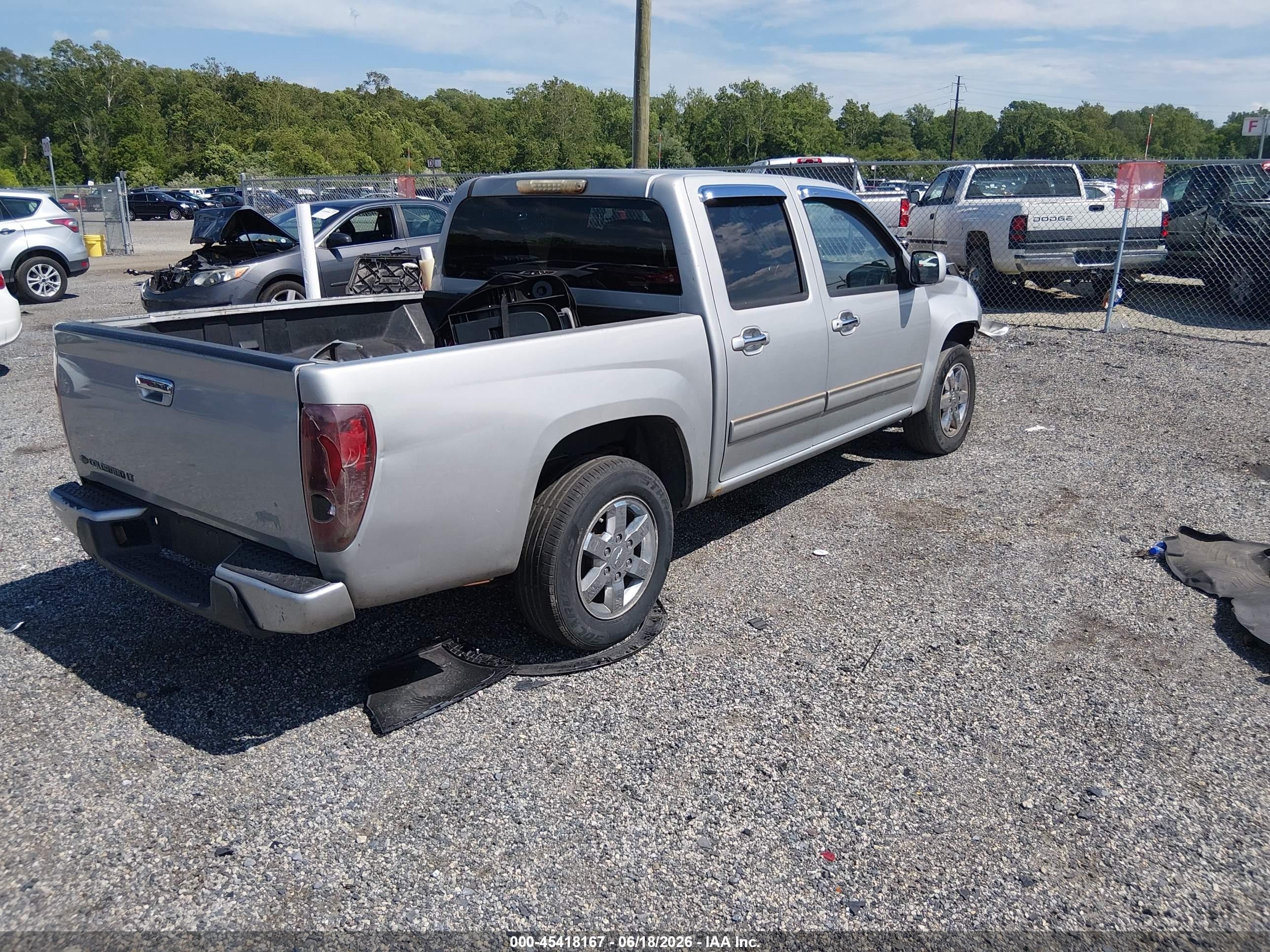 2010 Chevrolet Colorado 1lt Gray vin: 1GCDSCD92A8114753