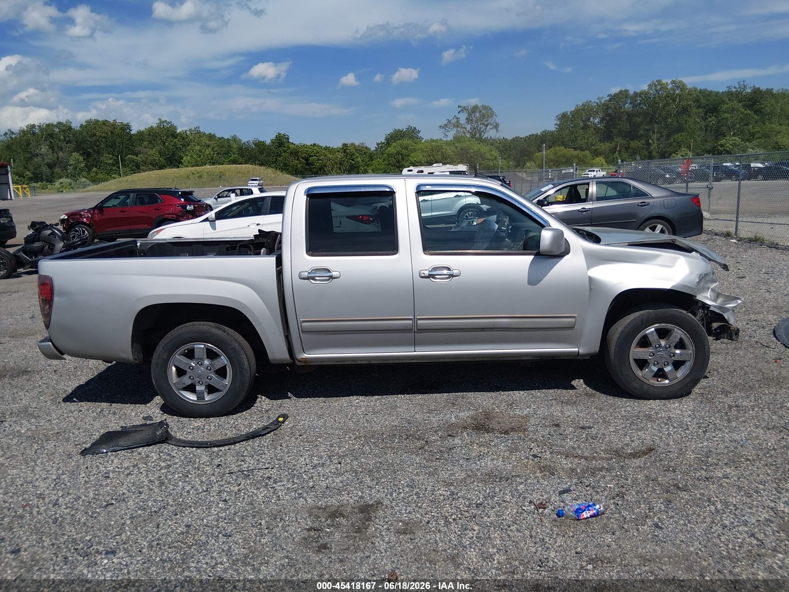 2010 Chevrolet Colorado 1lt Gray vin: 1GCDSCD92A8114753