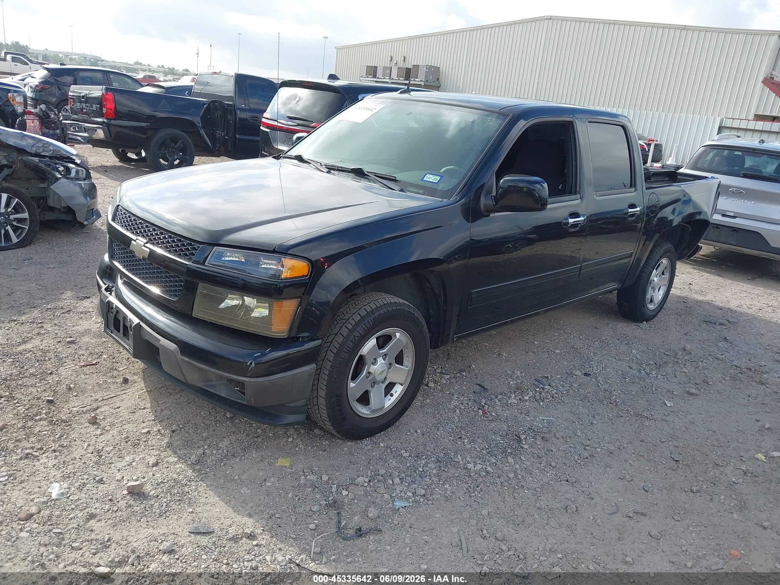 2010 Chevrolet Colorado 1lt Black vin: 1GCDSCD95A8111393