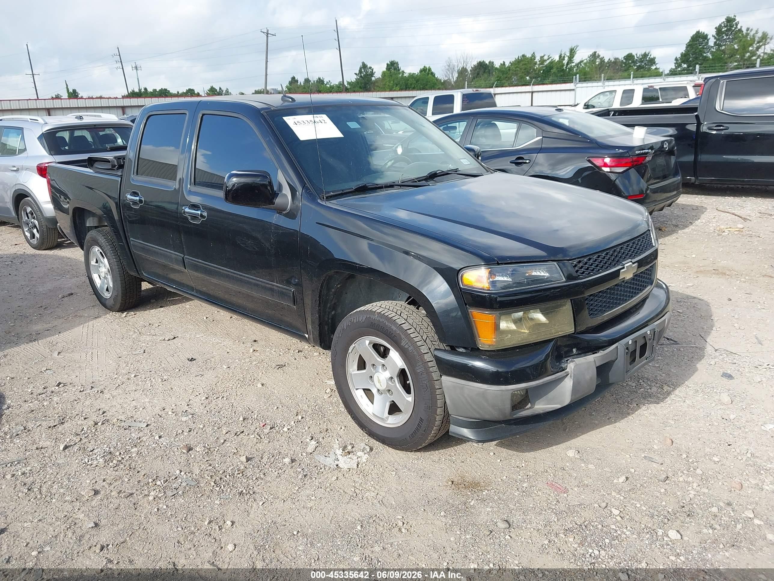 2010 Chevrolet Colorado 1lt Black vin: 1GCDSCD95A8111393