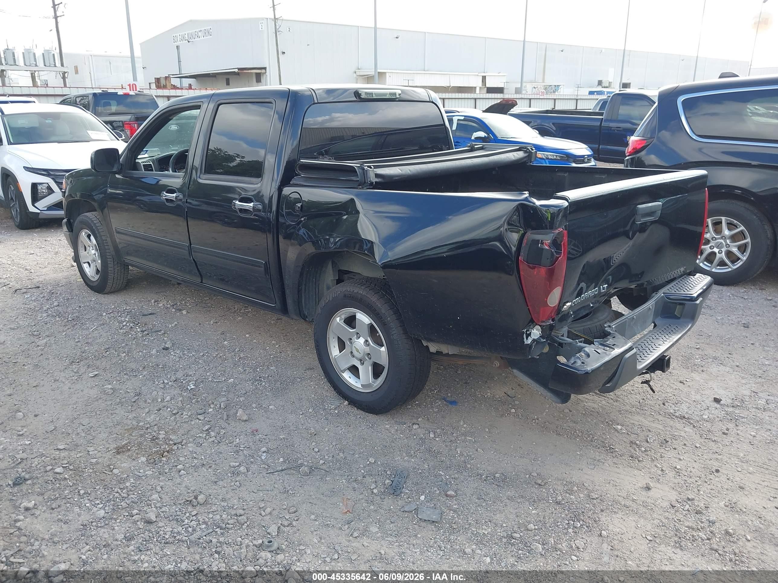 2010 Chevrolet Colorado 1lt Black vin: 1GCDSCD95A8111393