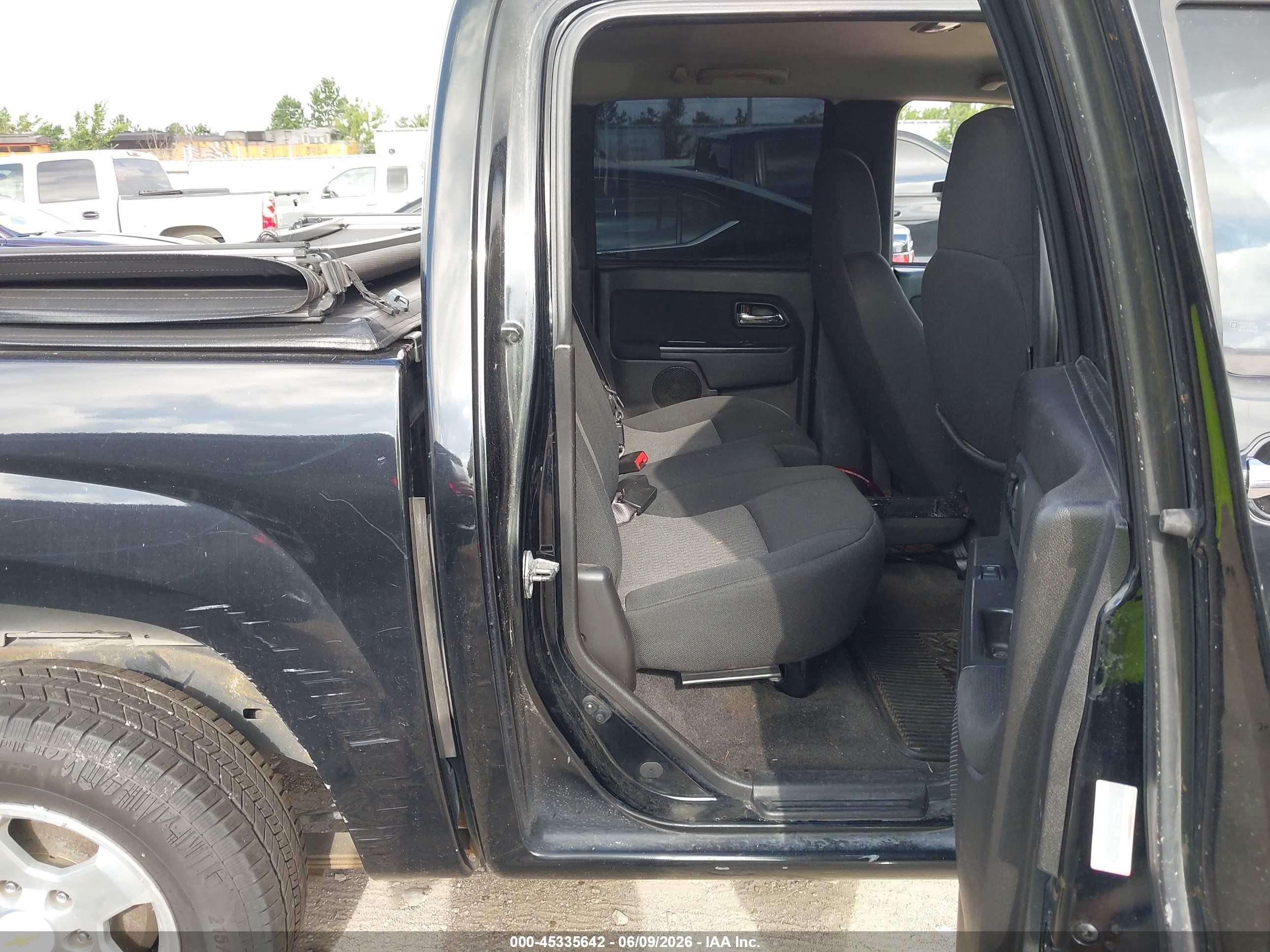 2010 Chevrolet Colorado 1lt Black vin: 1GCDSCD95A8111393