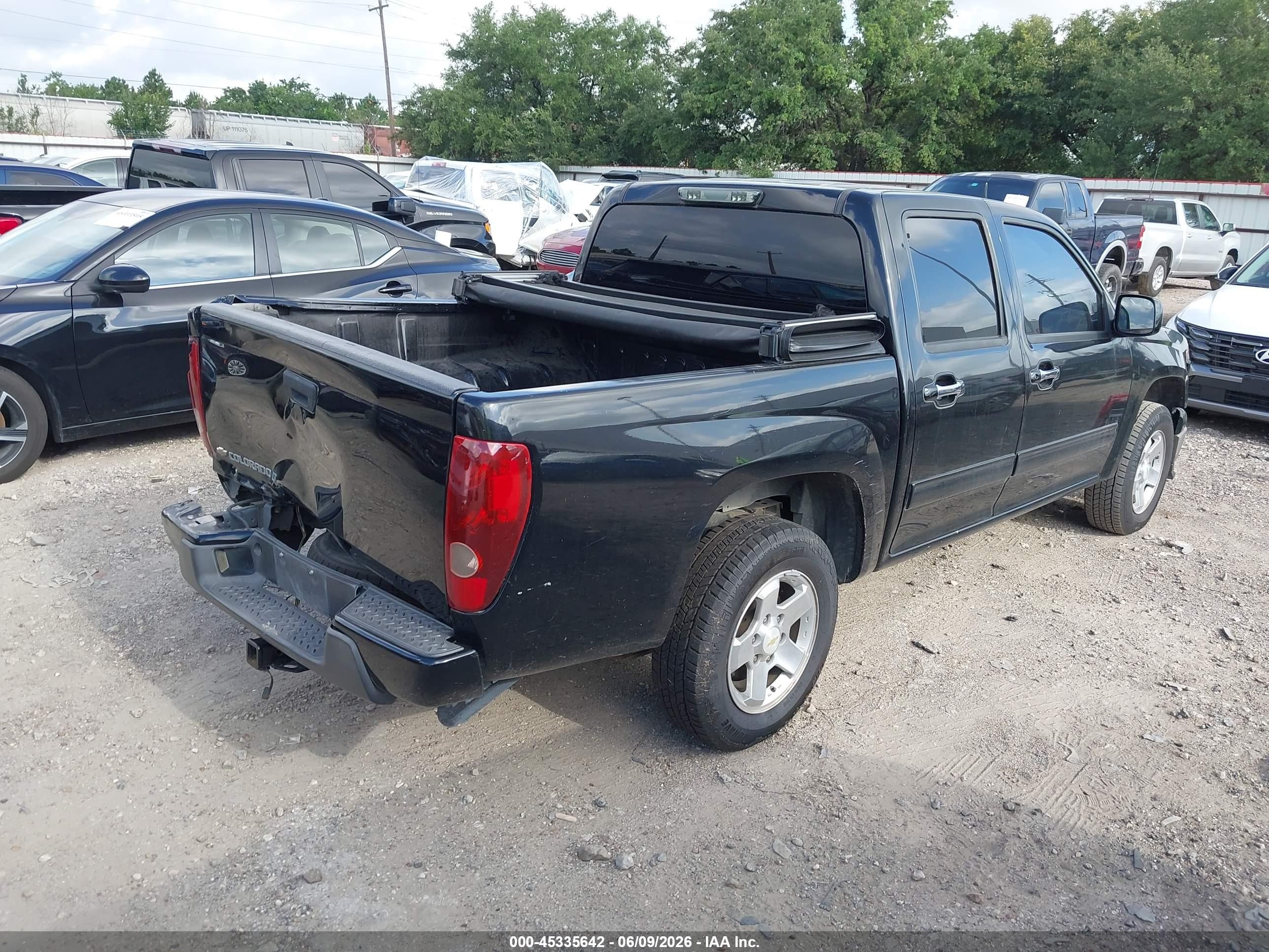 2010 Chevrolet Colorado 1lt Black vin: 1GCDSCD95A8111393