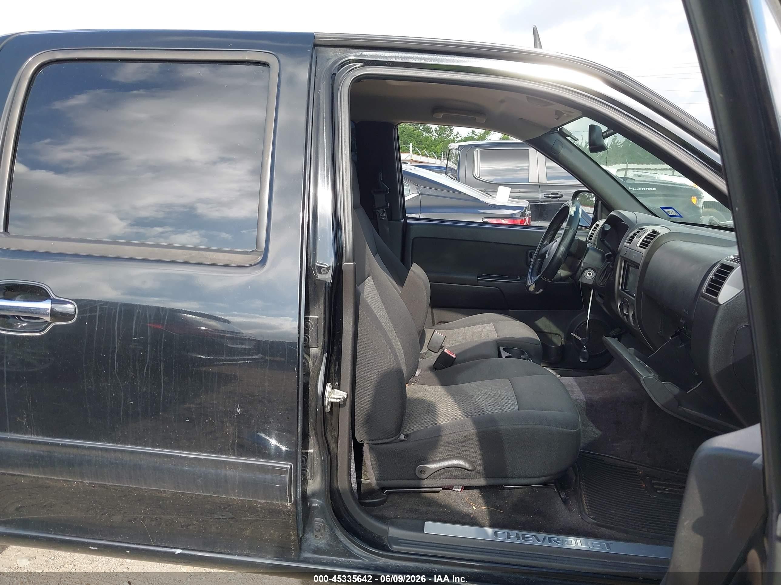 2010 Chevrolet Colorado 1lt Black vin: 1GCDSCD95A8111393