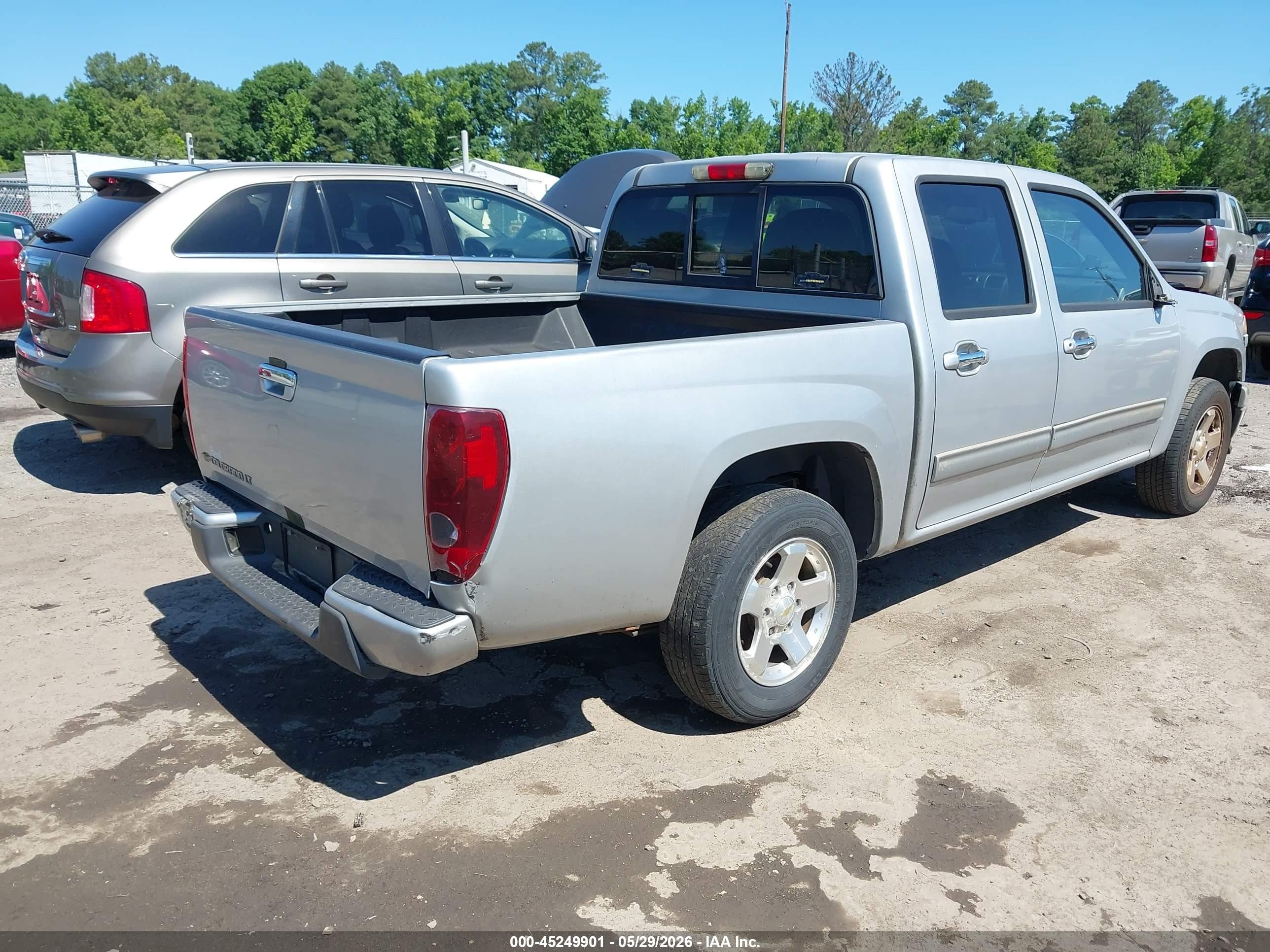 2010 Chevrolet Colorado 1lt Silver vin: 1GCDSCD97A8111315
