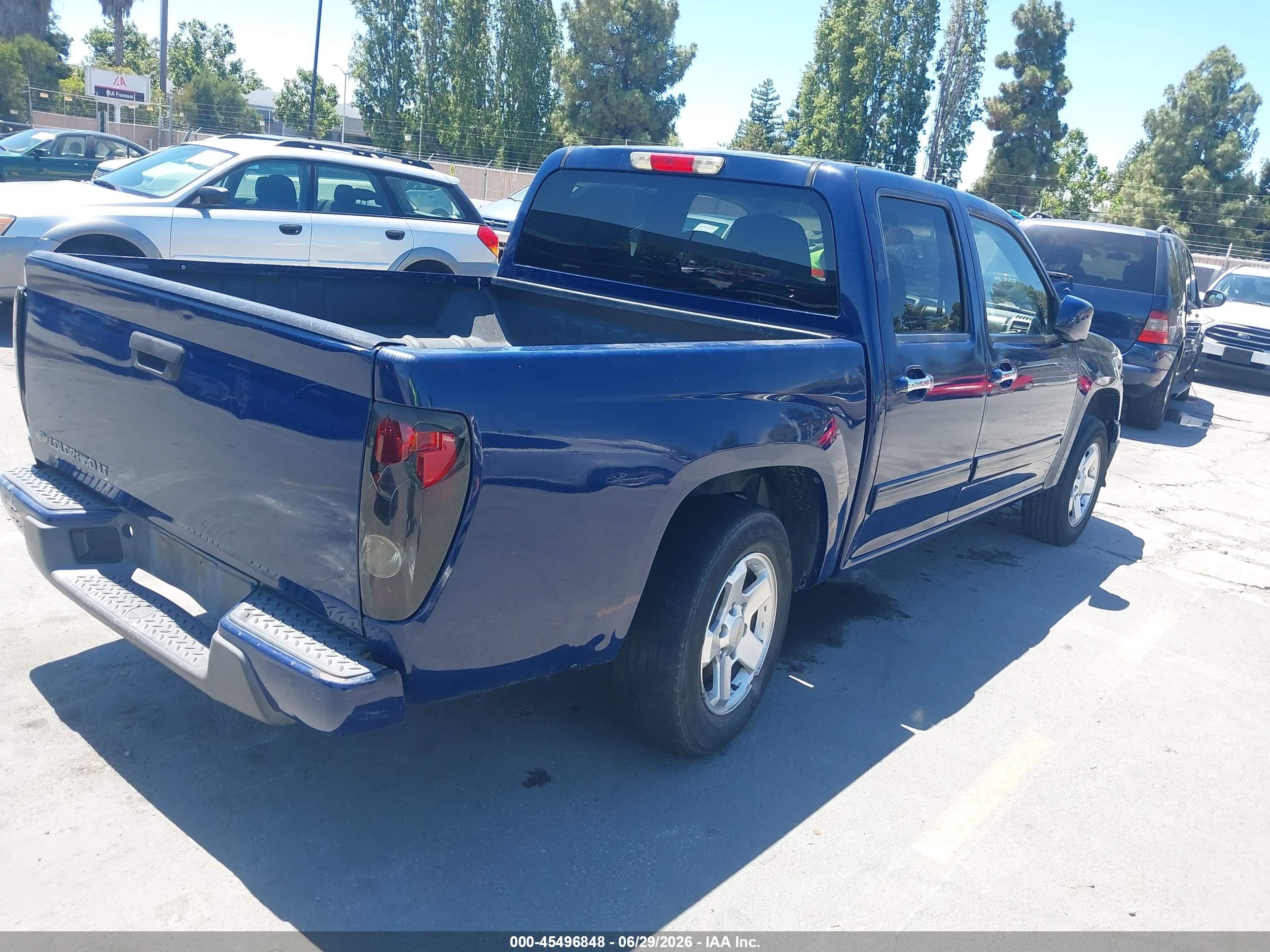 2010 Chevrolet Colorado 1lt Blue vin: 1GCDSCDE1A8134392