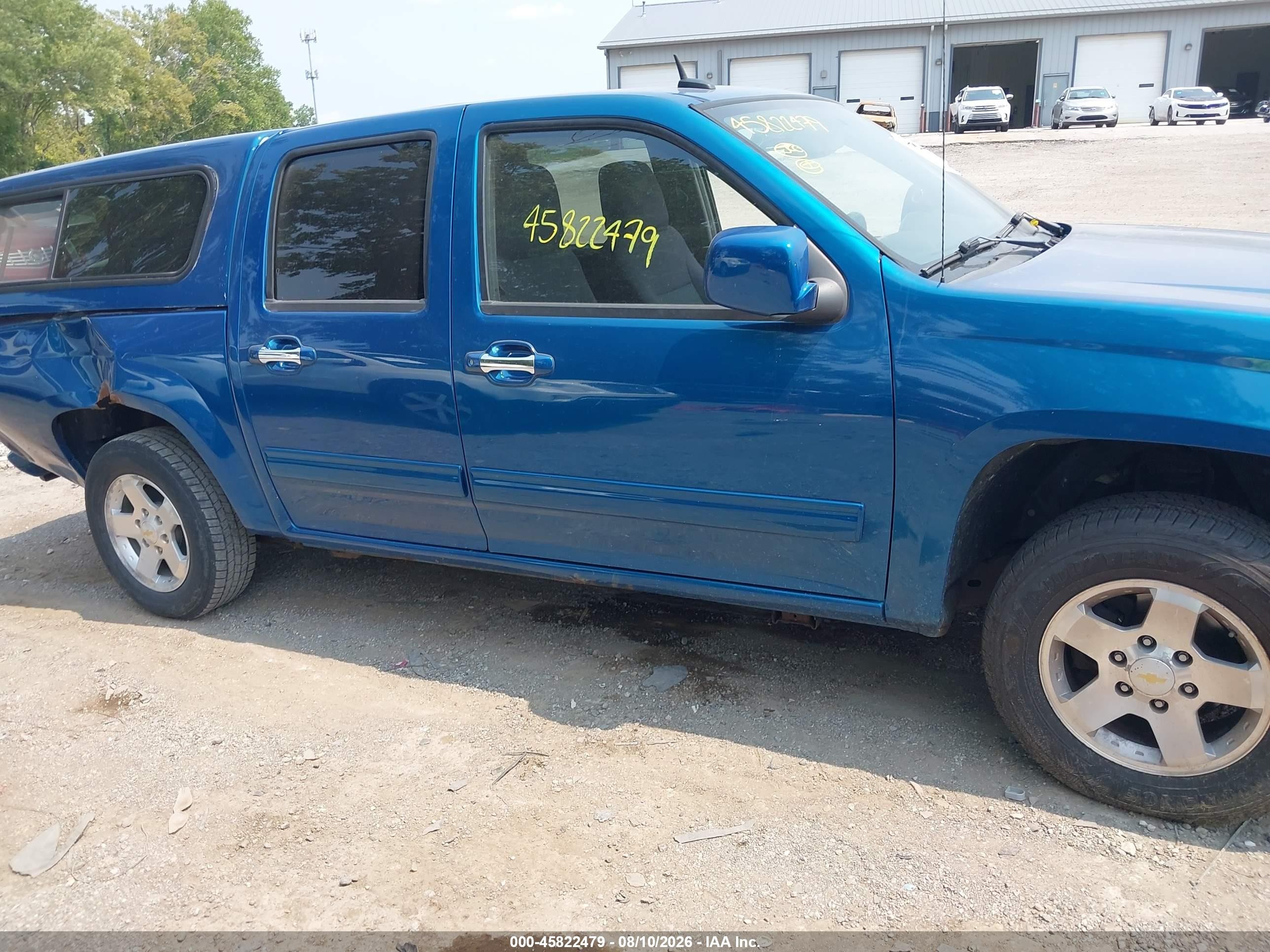 2012 Chevrolet Colorado Lt W/1lt Blue vin: 1GCDSCF90C8147525