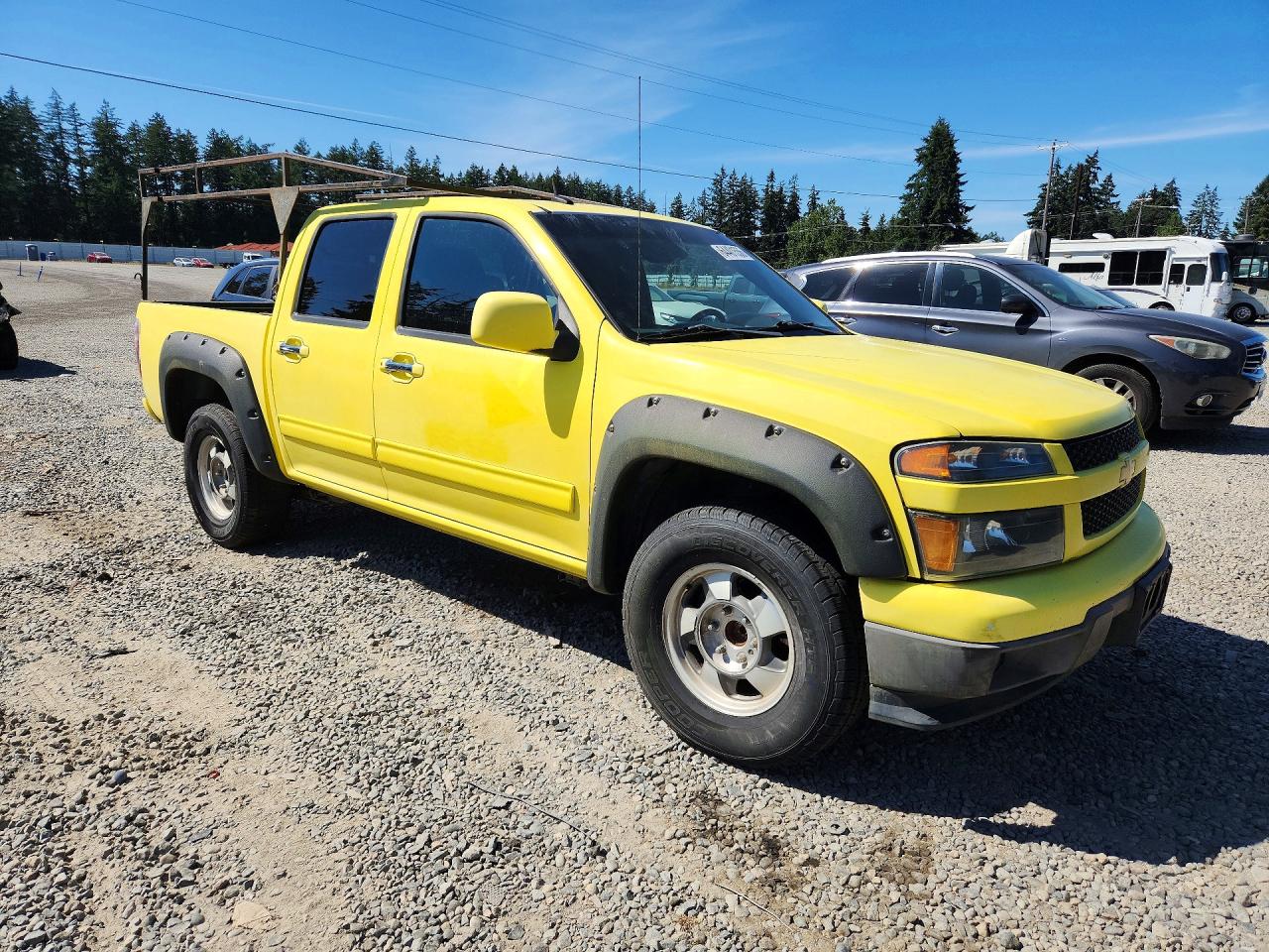 2012 Chevrolet Colorado Lt Yellow vin: 1GCDSCF91C8151065