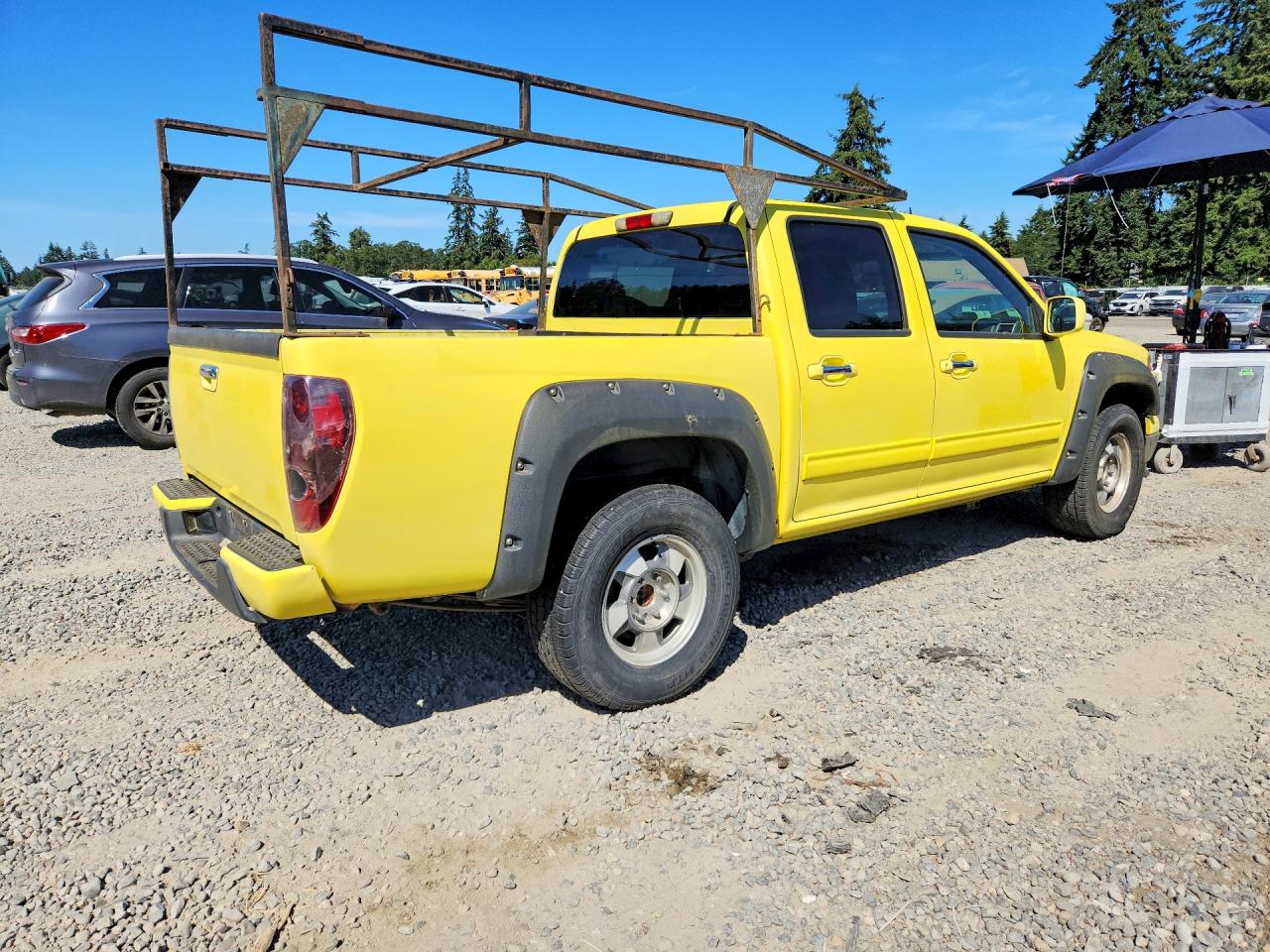 2012 Chevrolet Colorado Lt Yellow vin: 1GCDSCF91C8151065