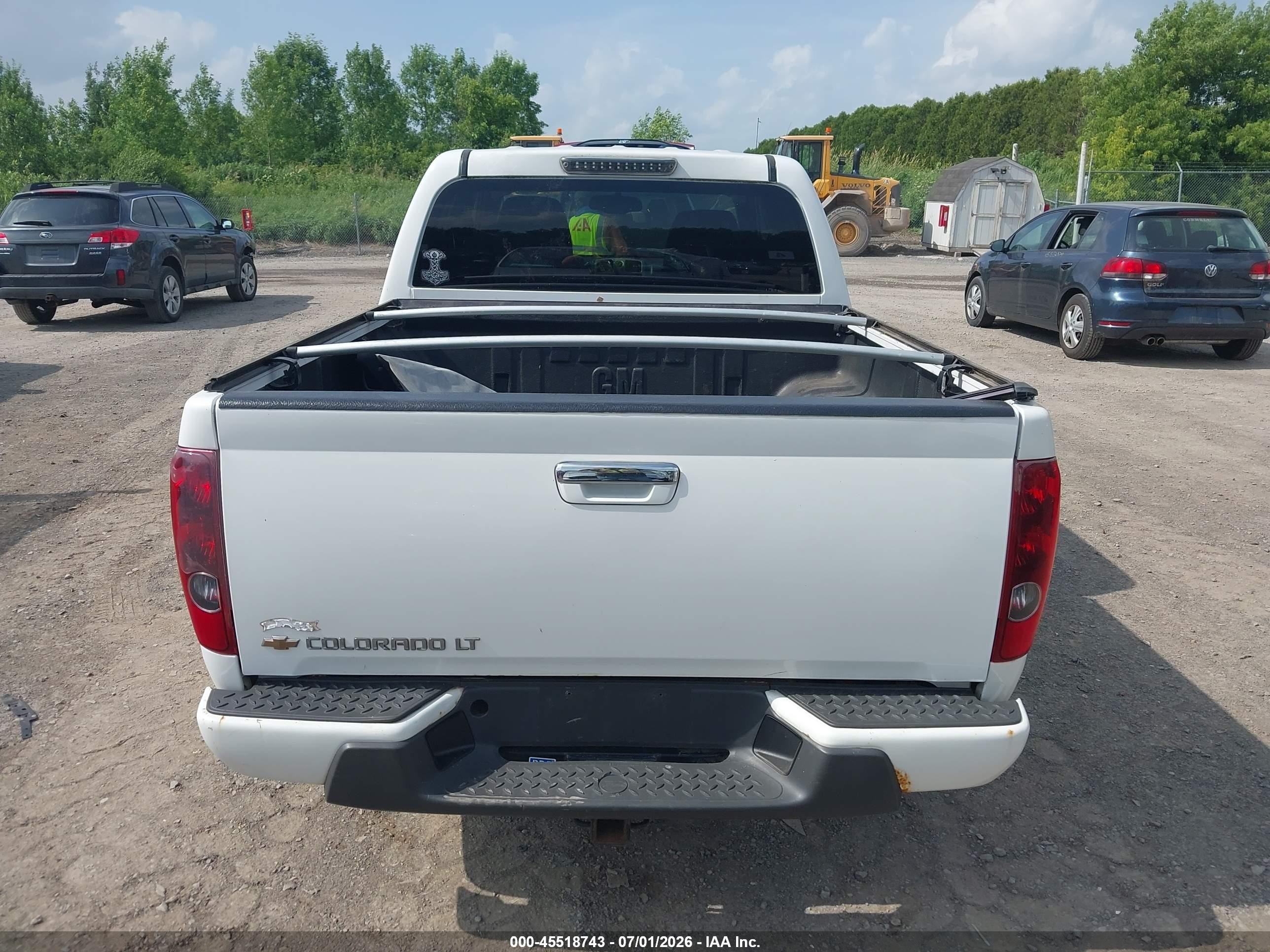 2012 Chevrolet Colorado Lt W/1lt White vin: 1GCDSCF92C8137272