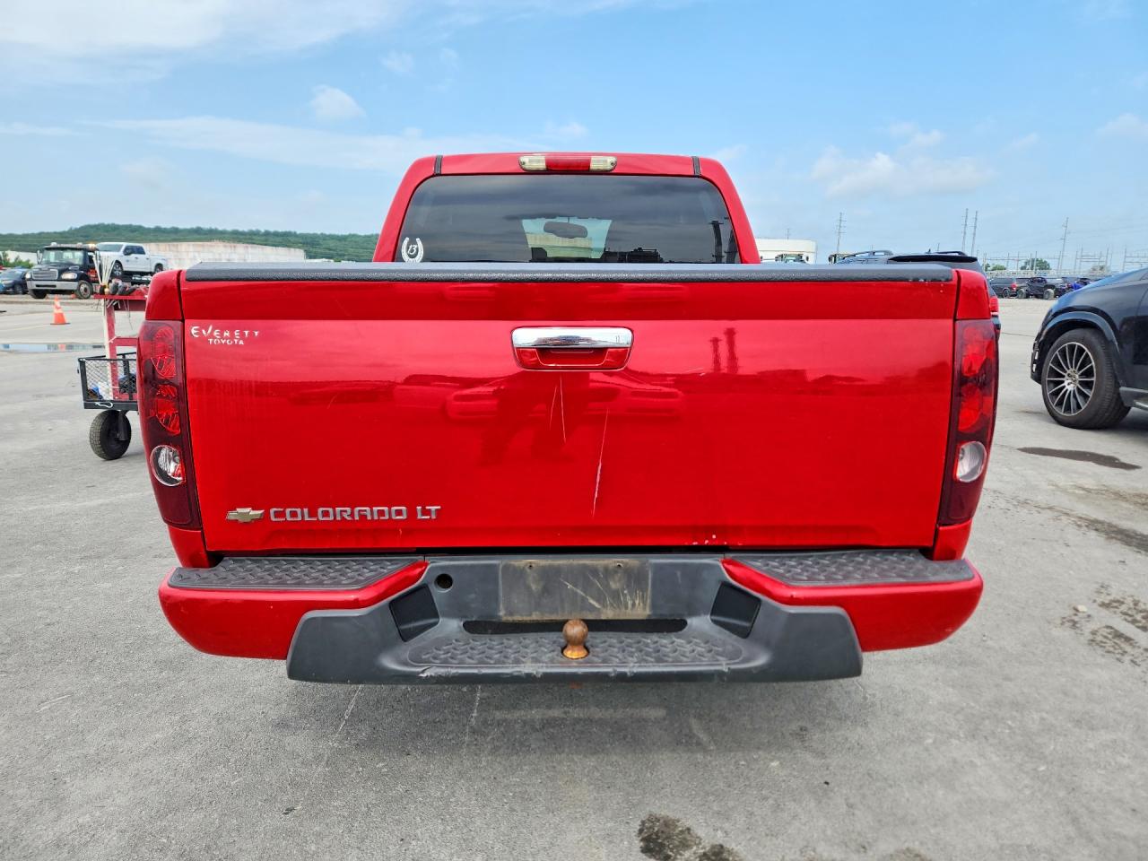 2012 Chevrolet Colorado Lt Red vin: 1GCDSCF95C8108235