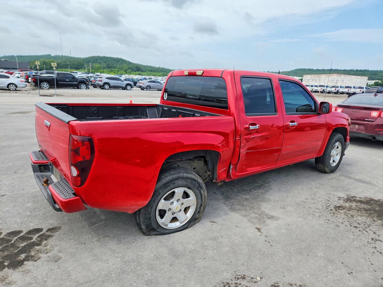 2012 Chevrolet Colorado Lt Red vin: 1GCDSCF95C8108235