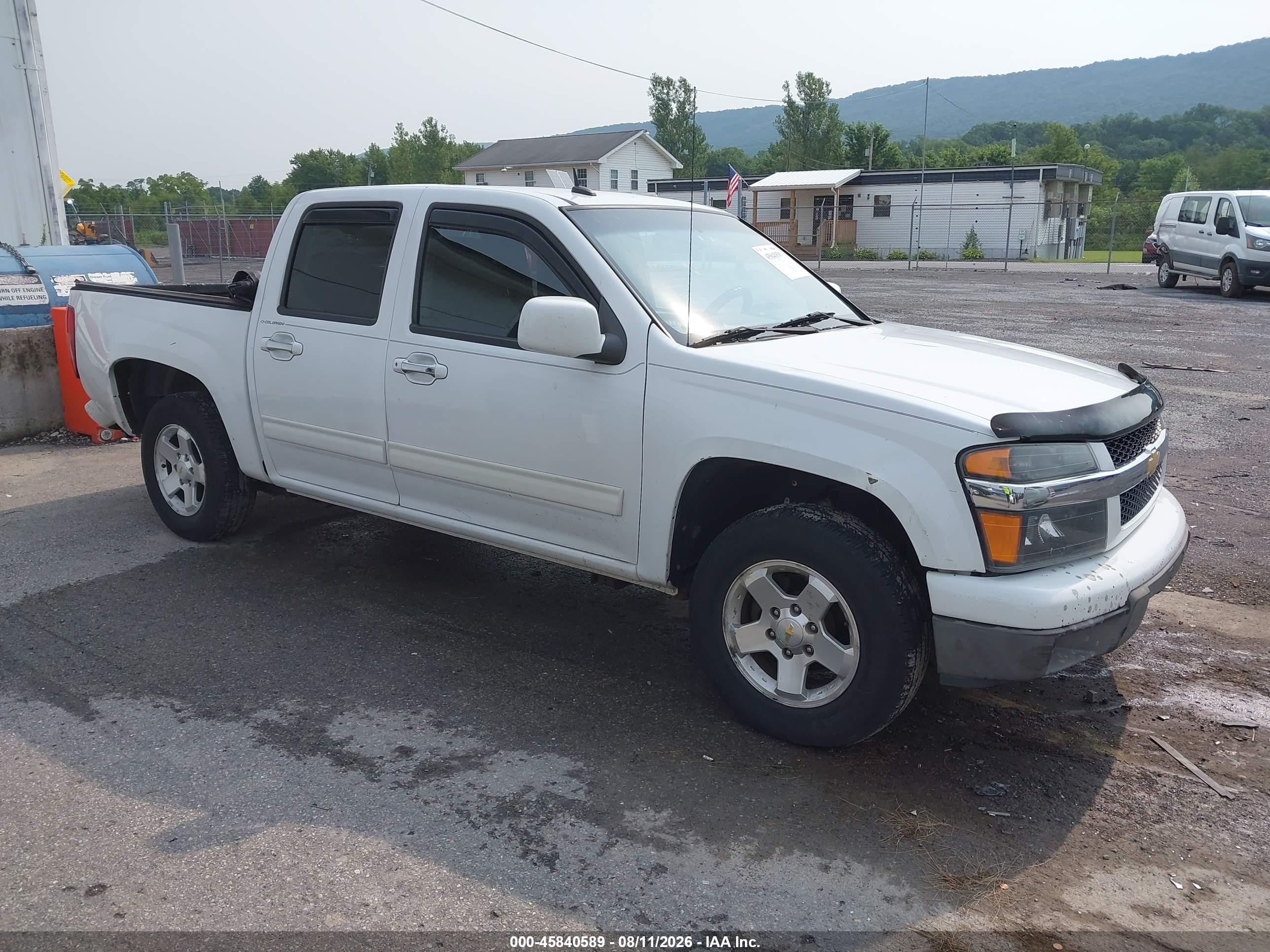 2012 Chevrolet Colorado Lt W/1lt White vin: 1GCDSCF95C8160643