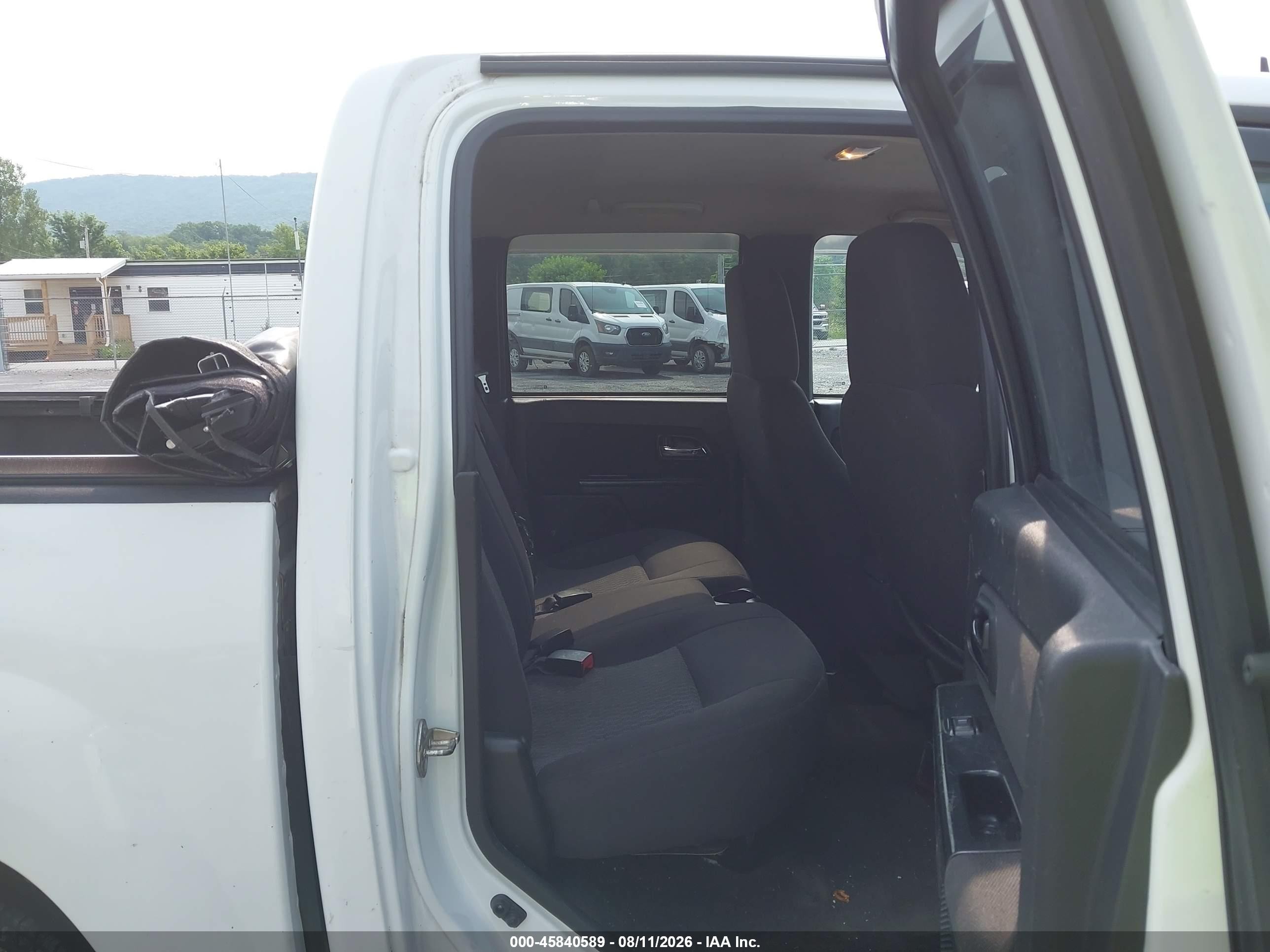 2012 Chevrolet Colorado Lt W/1lt White vin: 1GCDSCF95C8160643