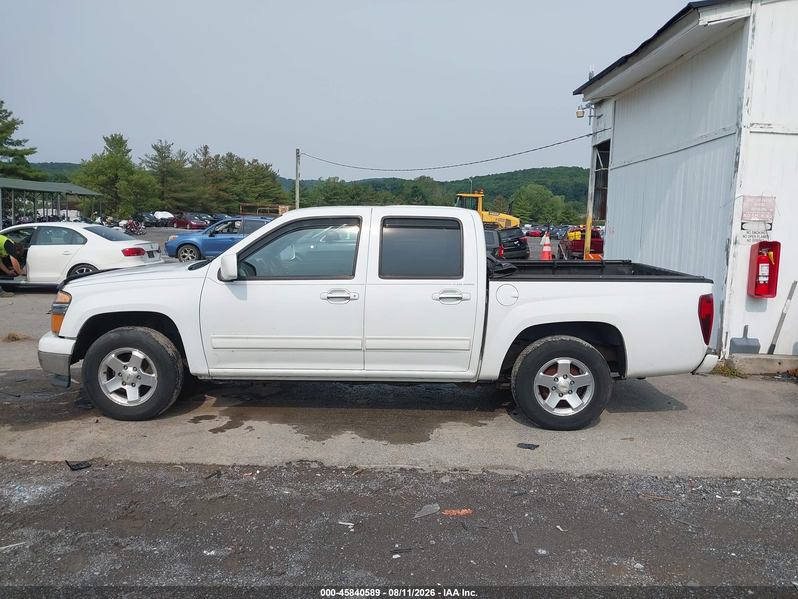 2012 Chevrolet Colorado Lt W/1lt White vin: 1GCDSCF95C8160643