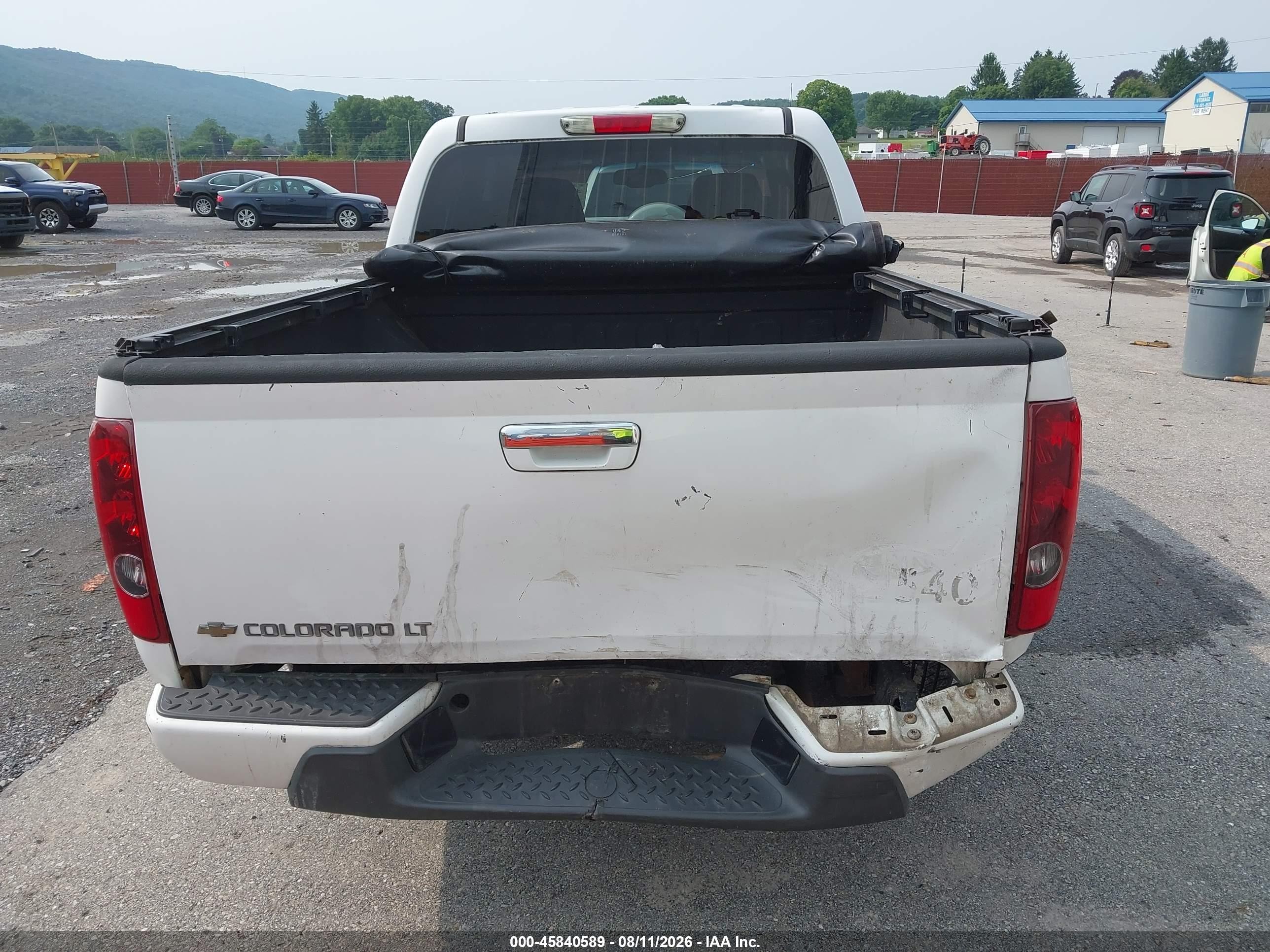 2012 Chevrolet Colorado Lt W/1lt White vin: 1GCDSCF95C8160643