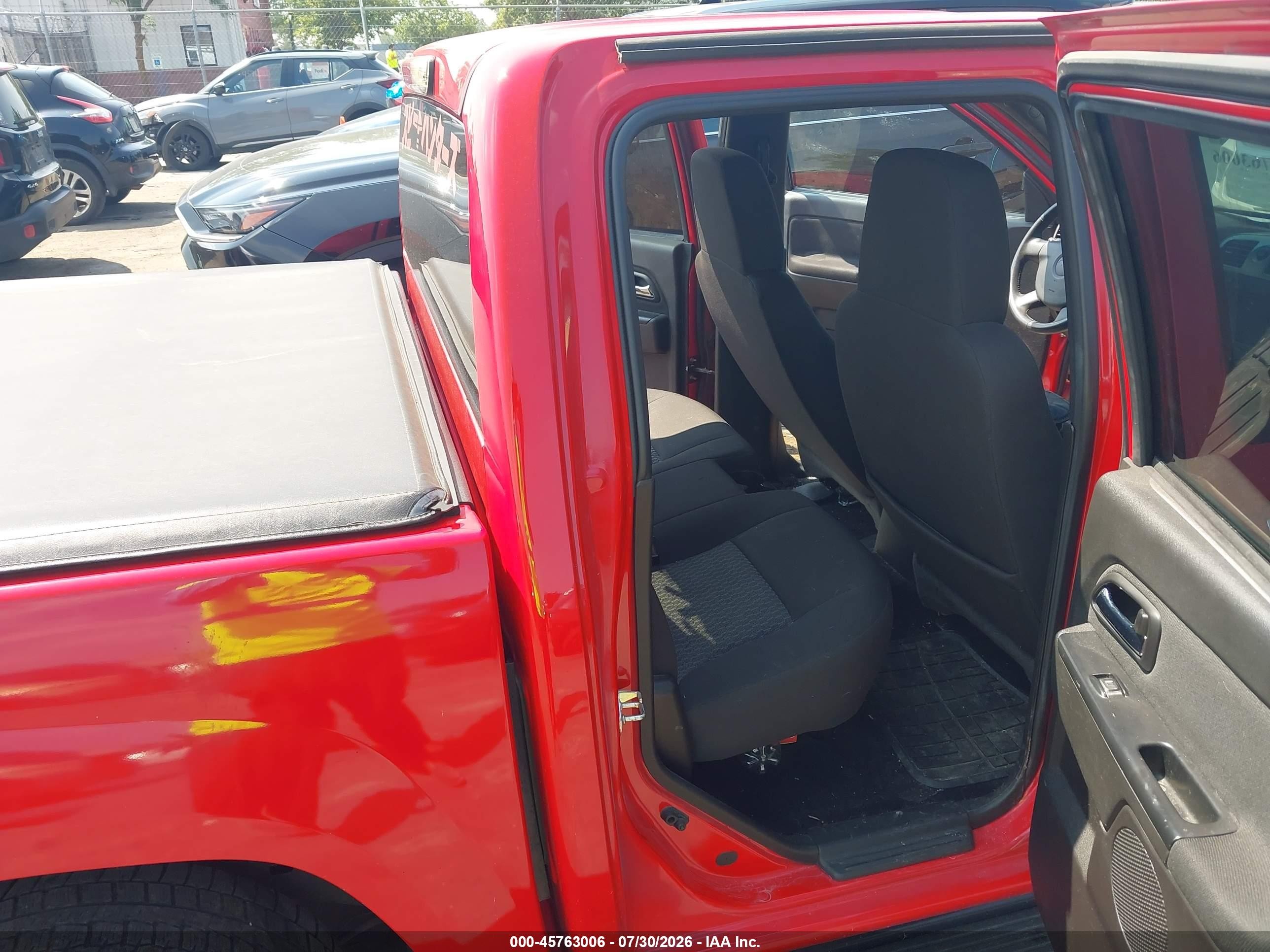 2012 Chevrolet Colorado Lt W/1lt Red vin: 1GCDSCF96C8166225