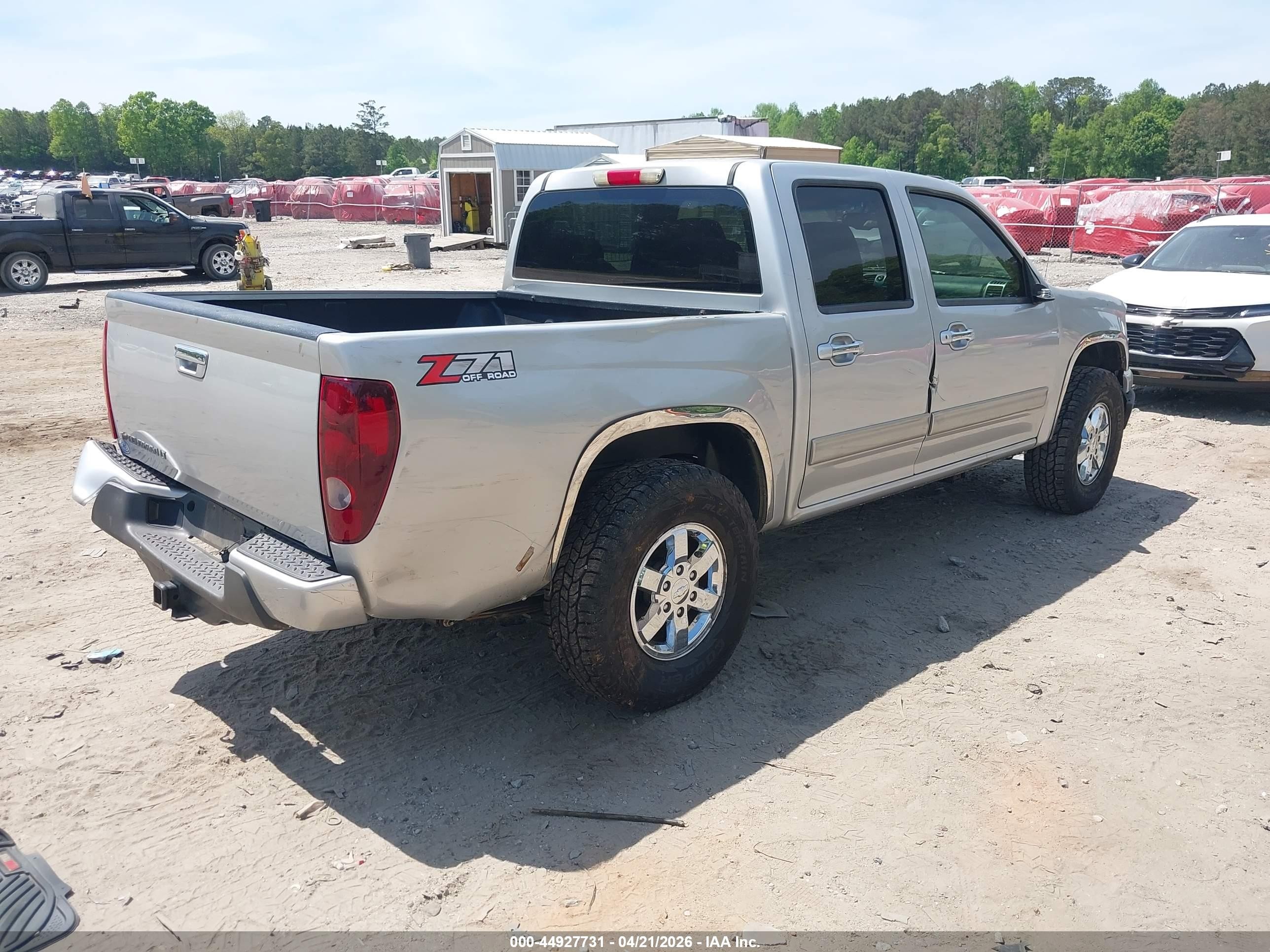 2012 Chevrolet Colorado 1lt Silver vin: 1GCDSCF98C8126955