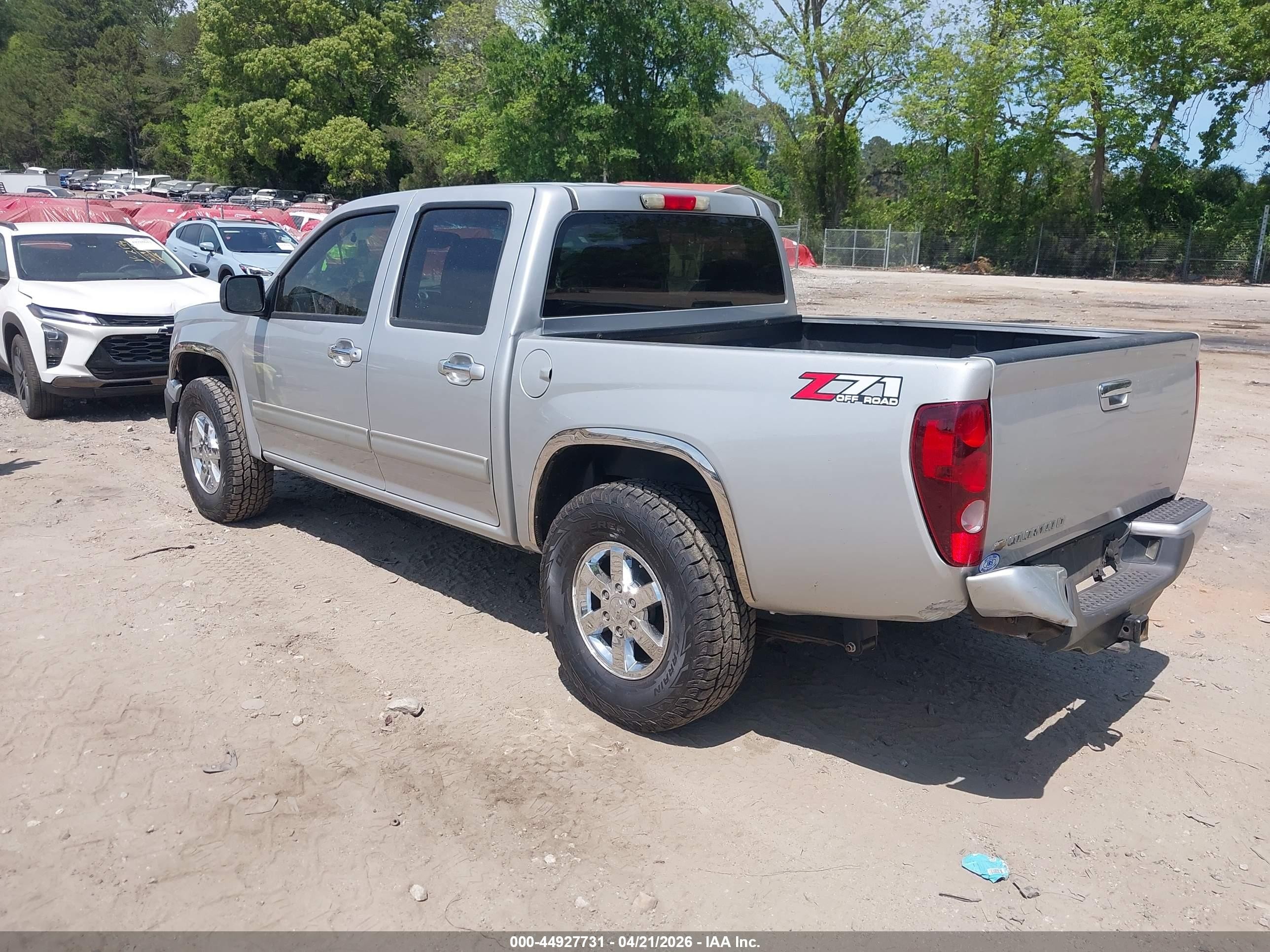2012 Chevrolet Colorado 1lt Silver vin: 1GCDSCF98C8126955