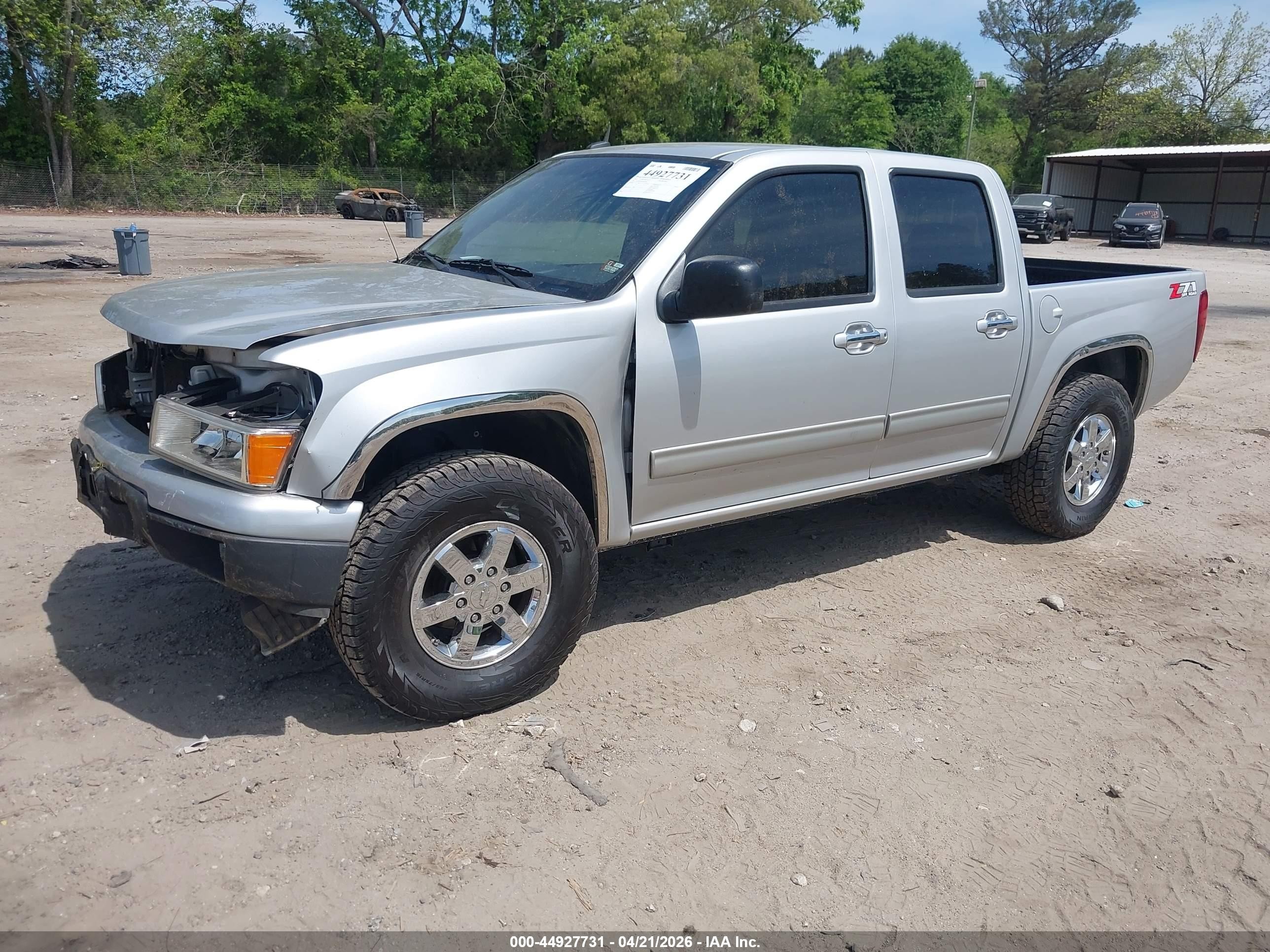 2012 Chevrolet Colorado 1lt Silver vin: 1GCDSCF98C8126955