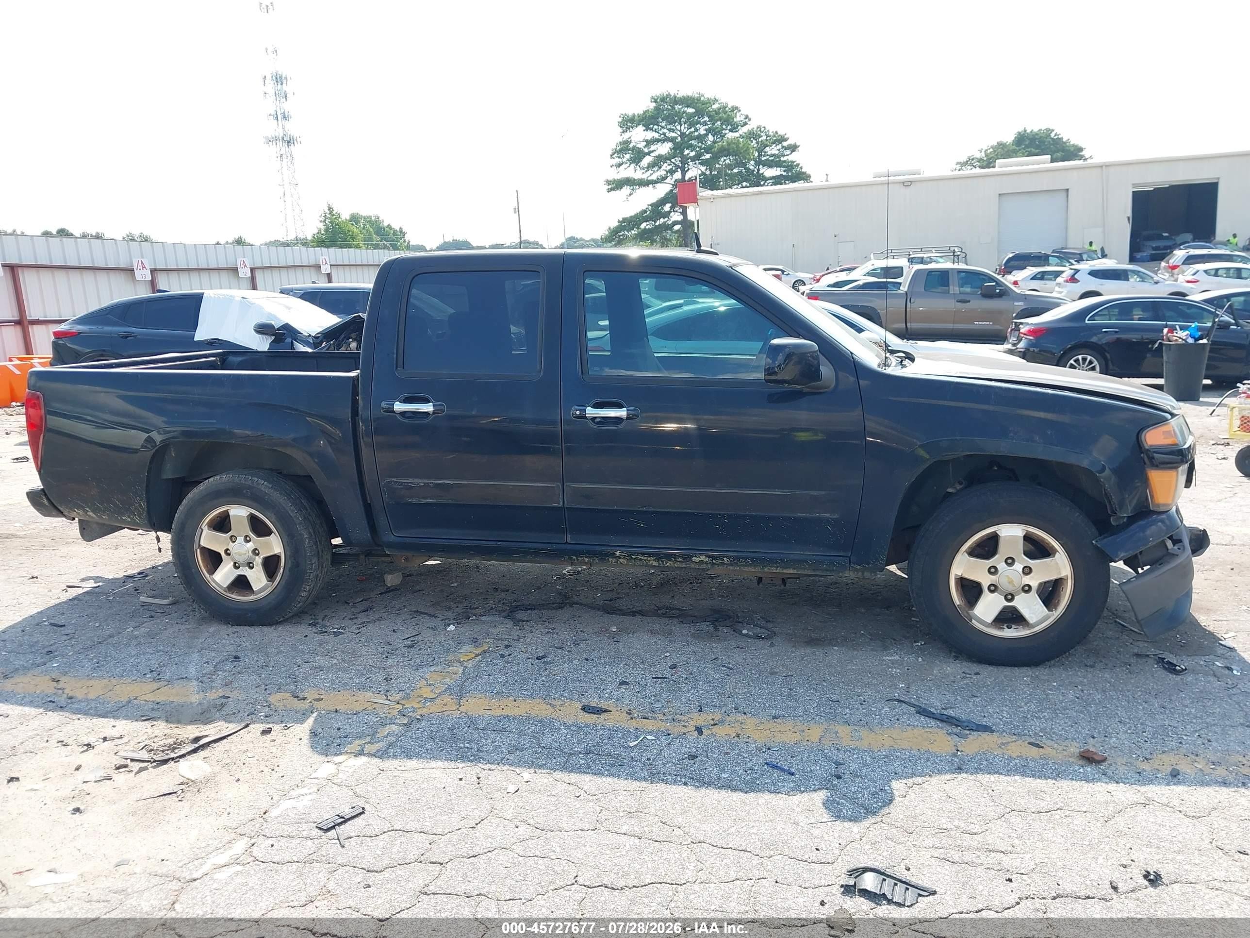 2012 Chevrolet Colorado Lt W/1lt Black vin: 1GCDSCF9XC8166809