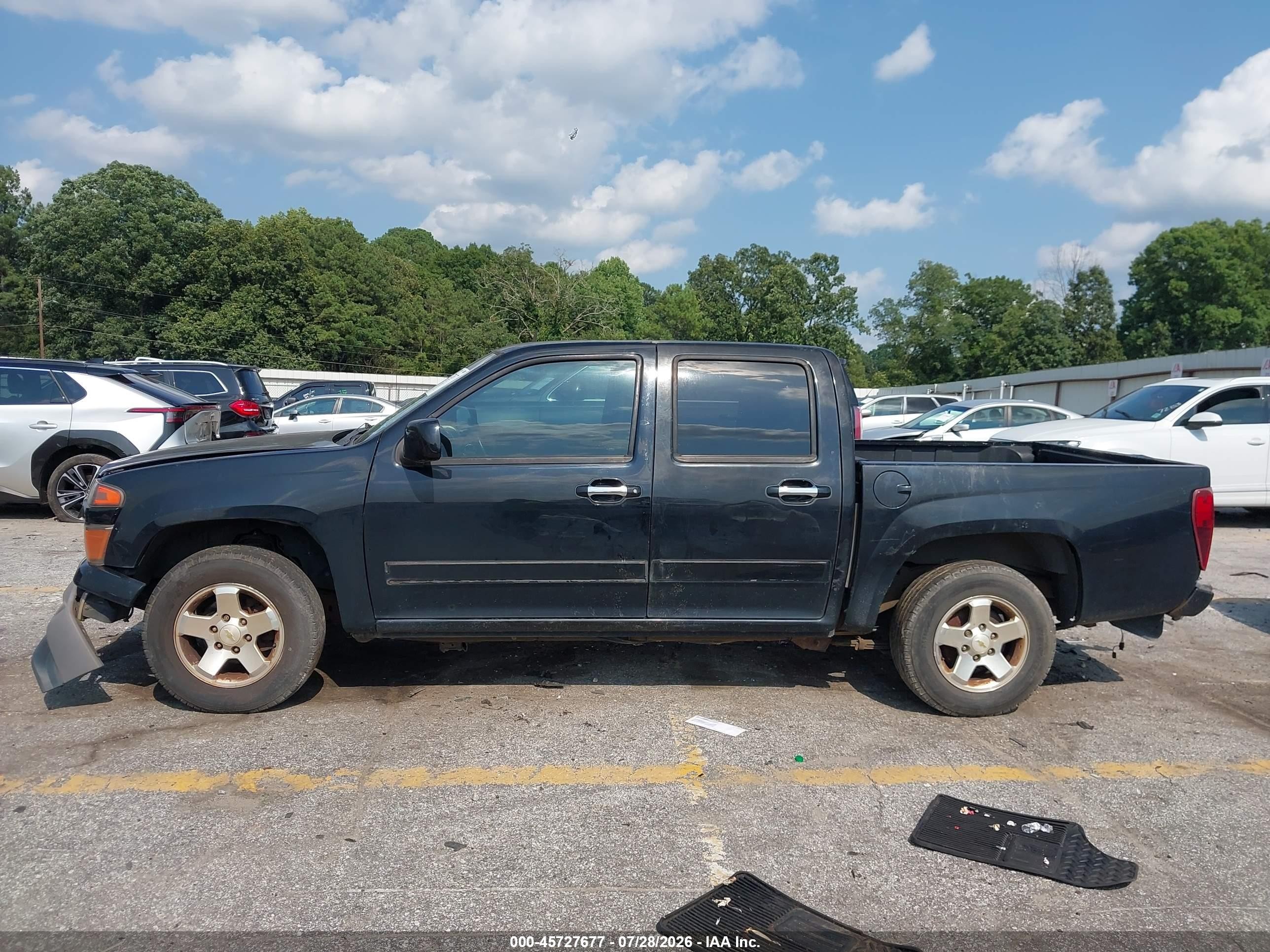 2012 Chevrolet Colorado Lt W/1lt Black vin: 1GCDSCF9XC8166809