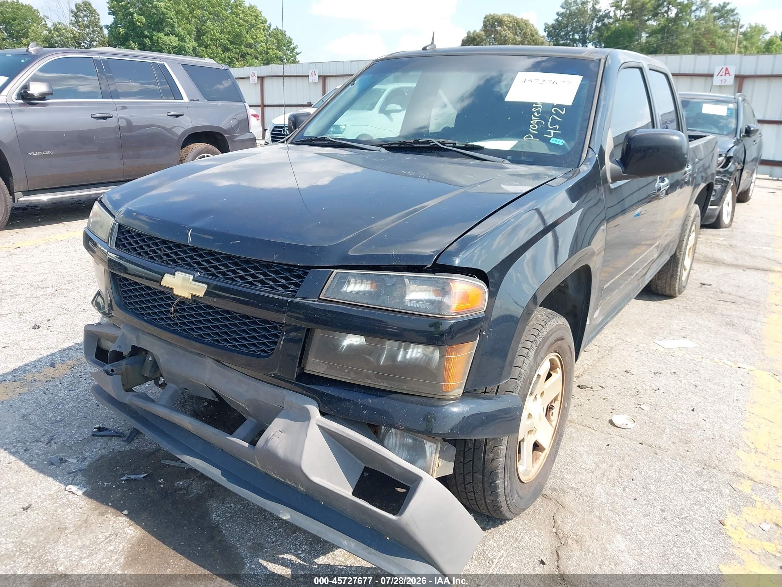2012 Chevrolet Colorado Lt W/1lt Black vin: 1GCDSCF9XC8166809