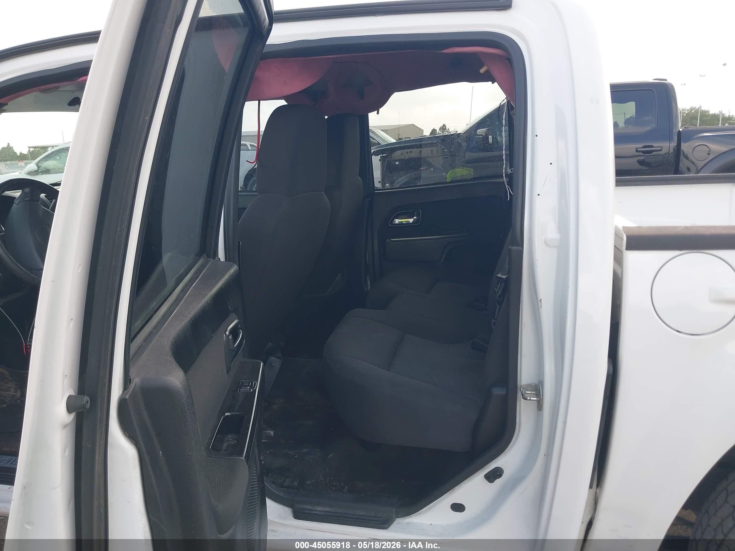 2012 Chevrolet Colorado 1lt White vin: 1GCDSCFE0C8102131