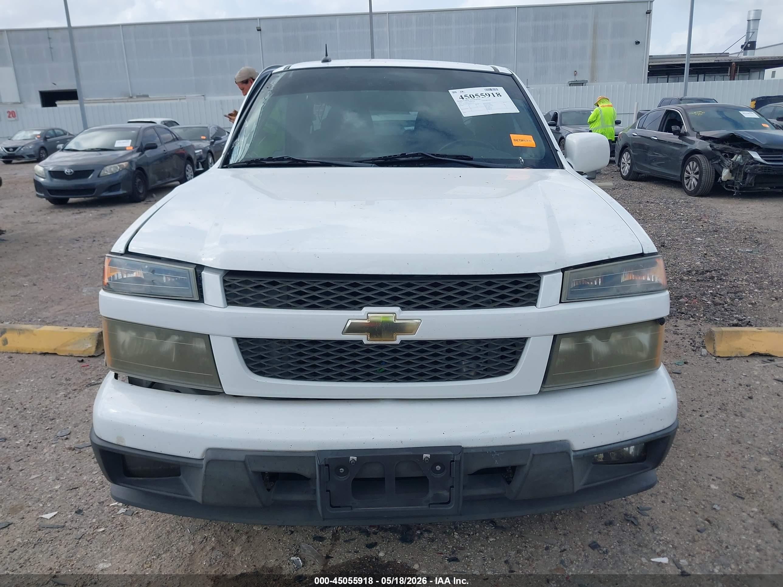 2012 Chevrolet Colorado 1lt White vin: 1GCDSCFE0C8102131