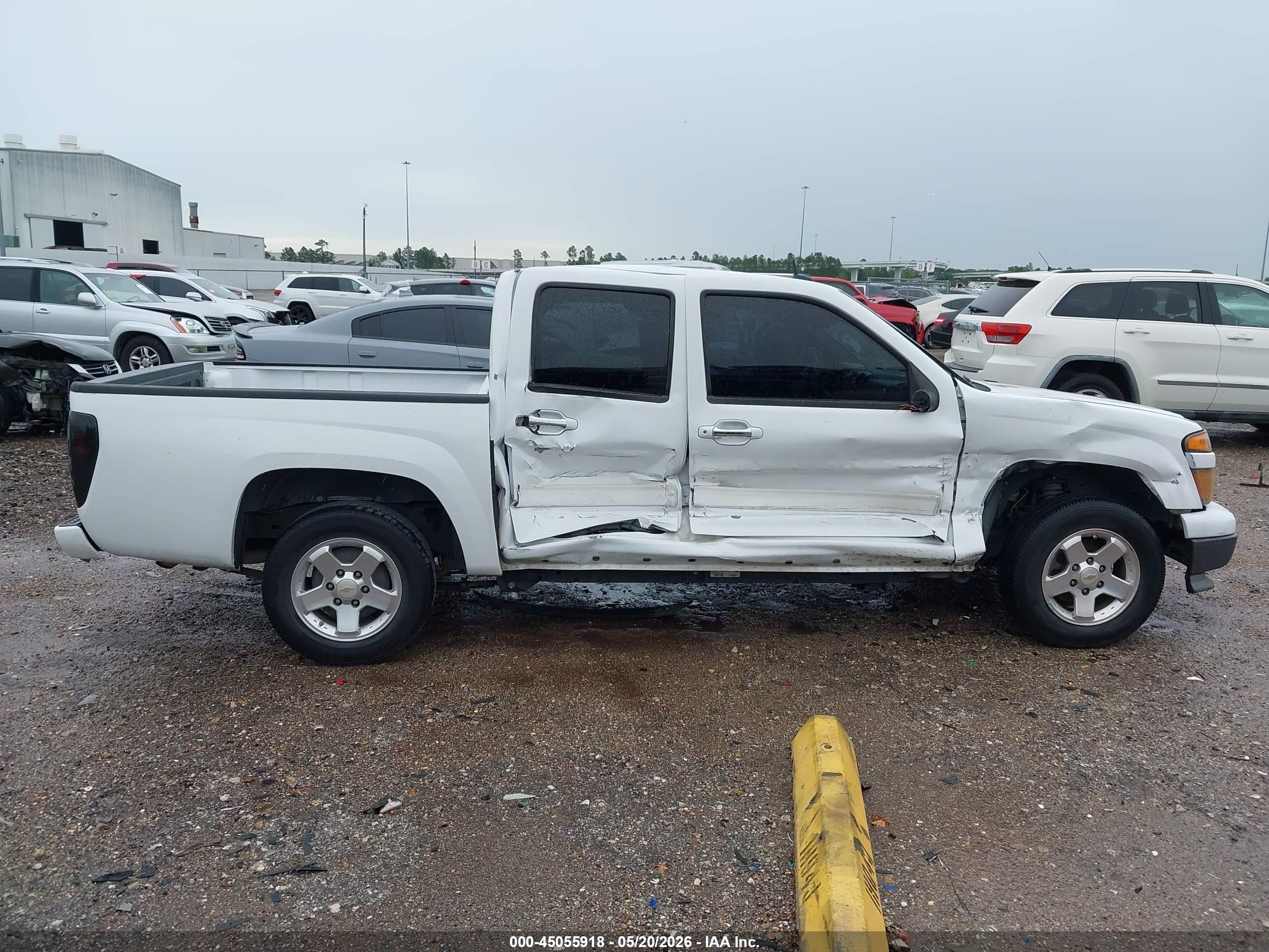 2012 Chevrolet Colorado 1lt White vin: 1GCDSCFE0C8102131