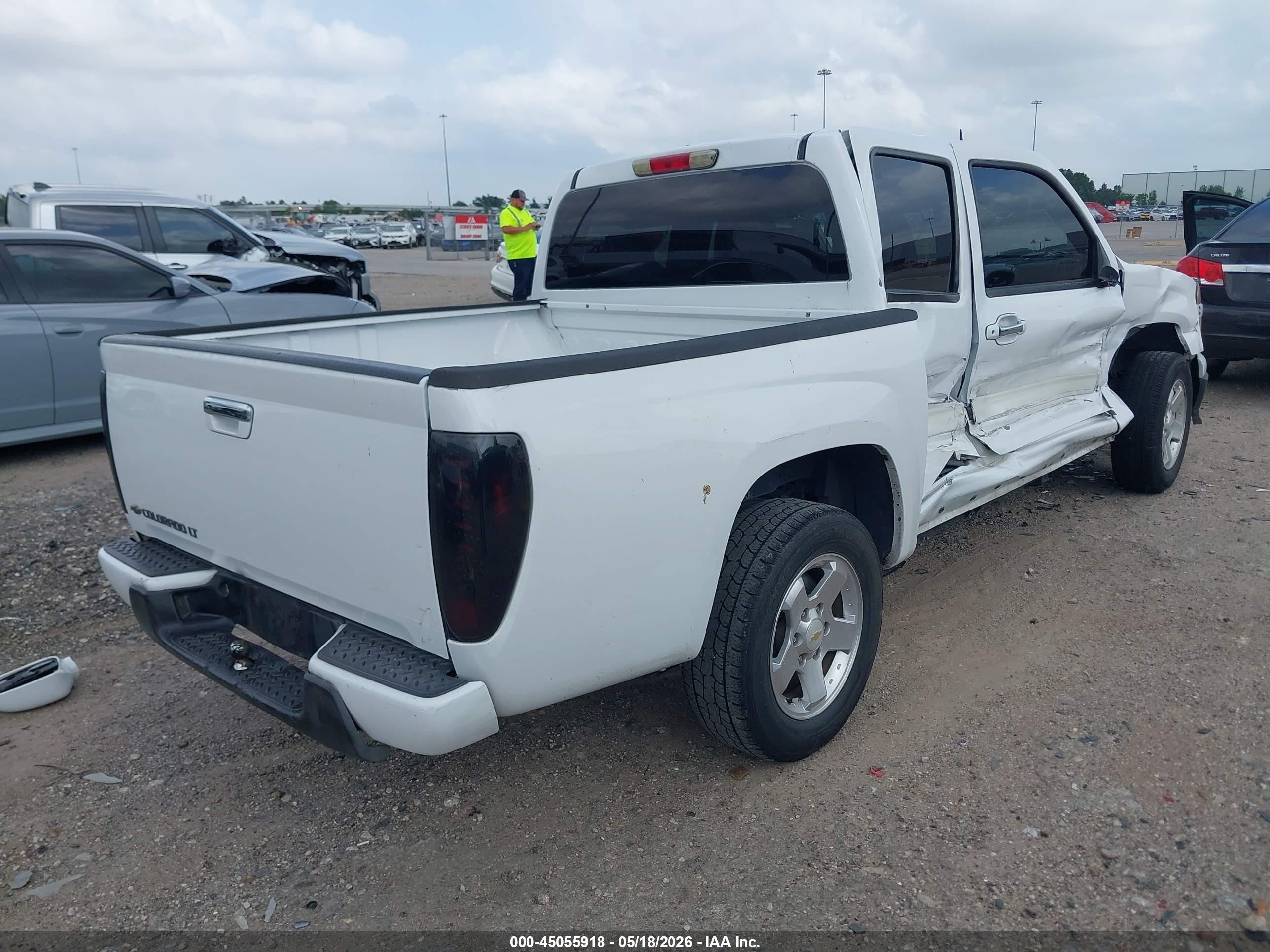 2012 Chevrolet Colorado 1lt White vin: 1GCDSCFE0C8102131