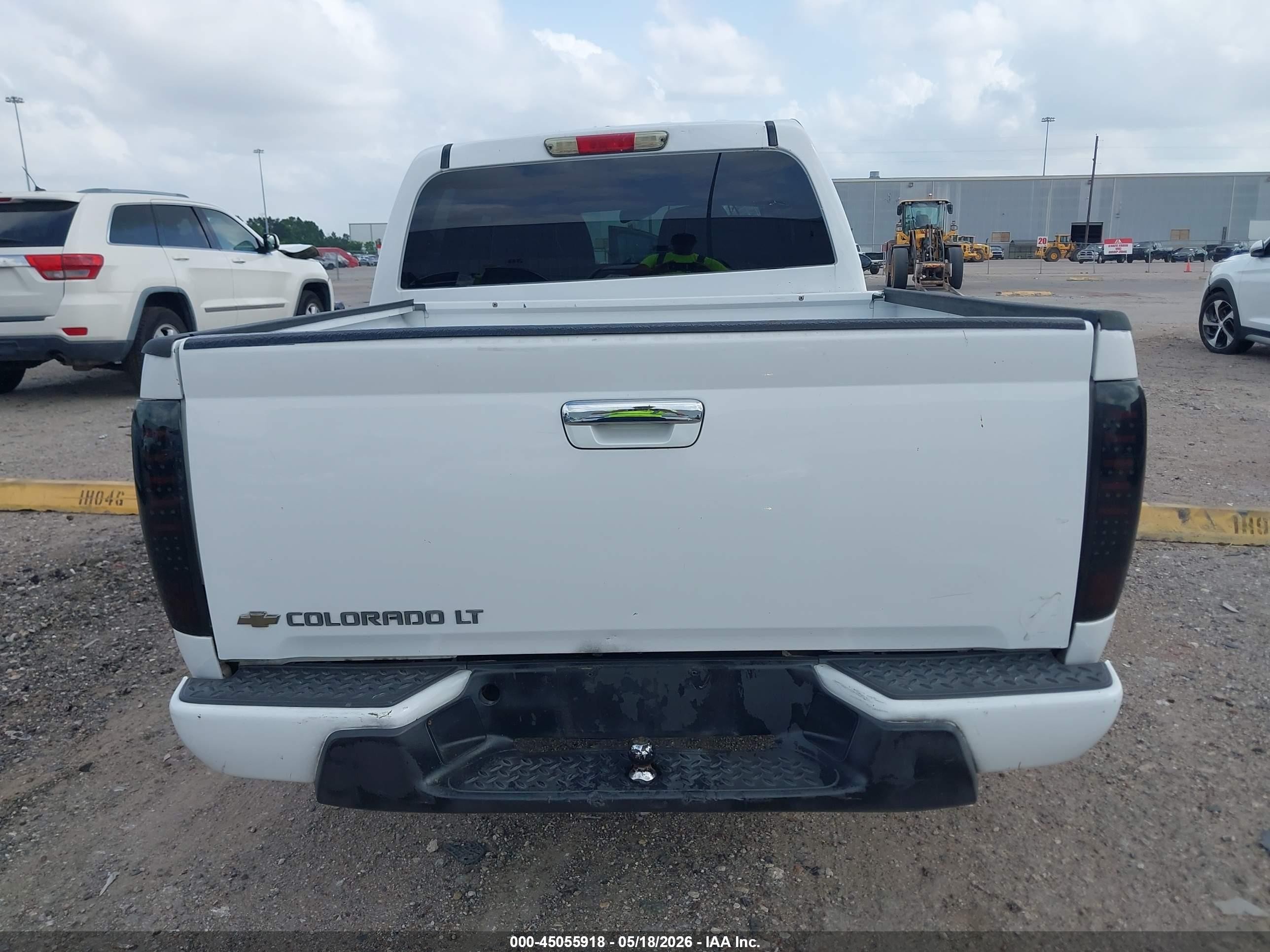 2012 Chevrolet Colorado 1lt White vin: 1GCDSCFE0C8102131