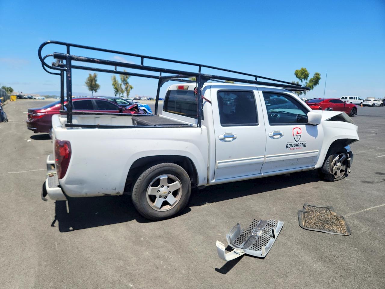 2012 Chevrolet Colorado Lt White vin: 1GCDSCFE1C8169885