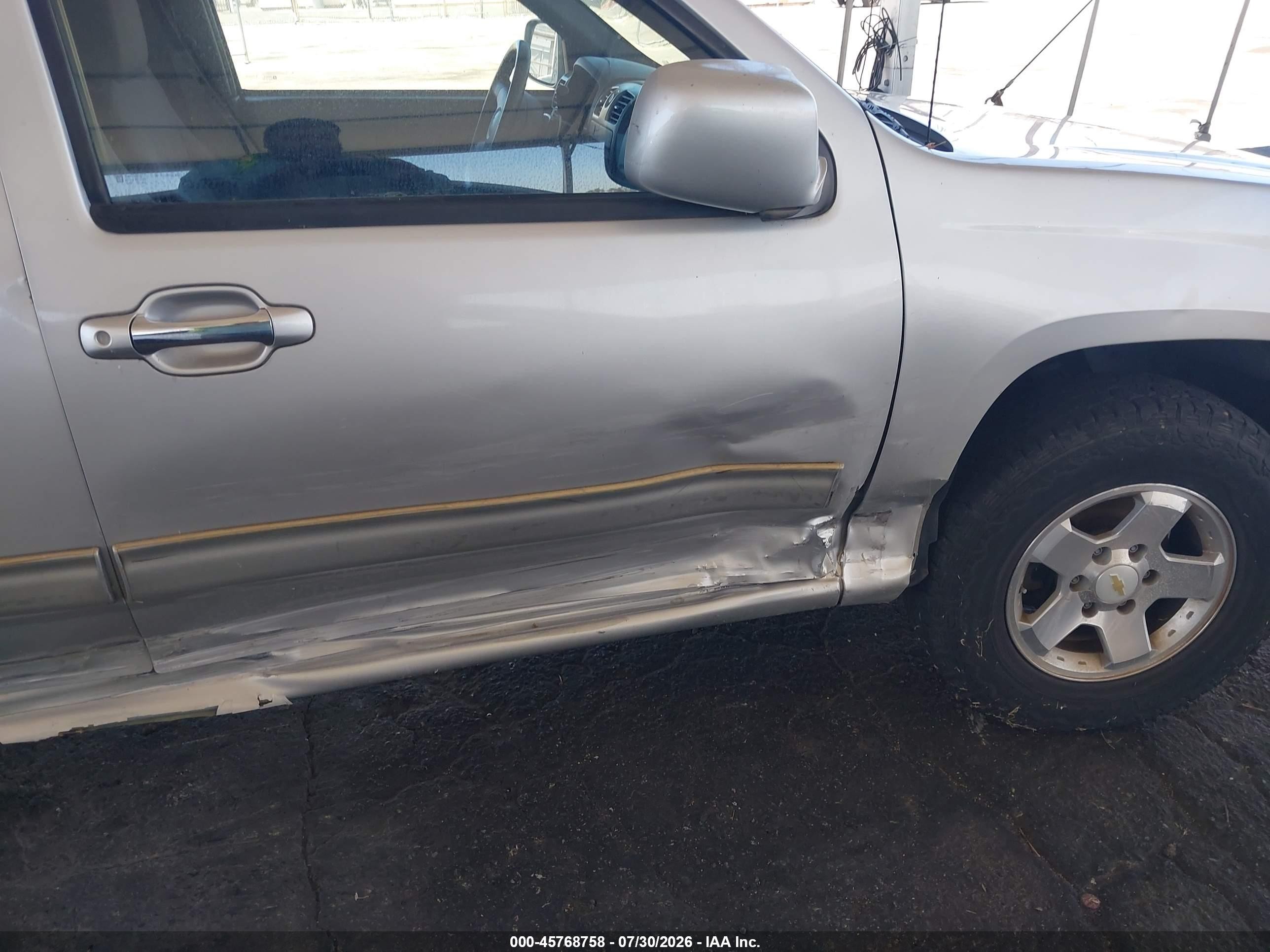 2012 Chevrolet Colorado 1lt Серебряный vin: 1GCDSCFE5C8145492