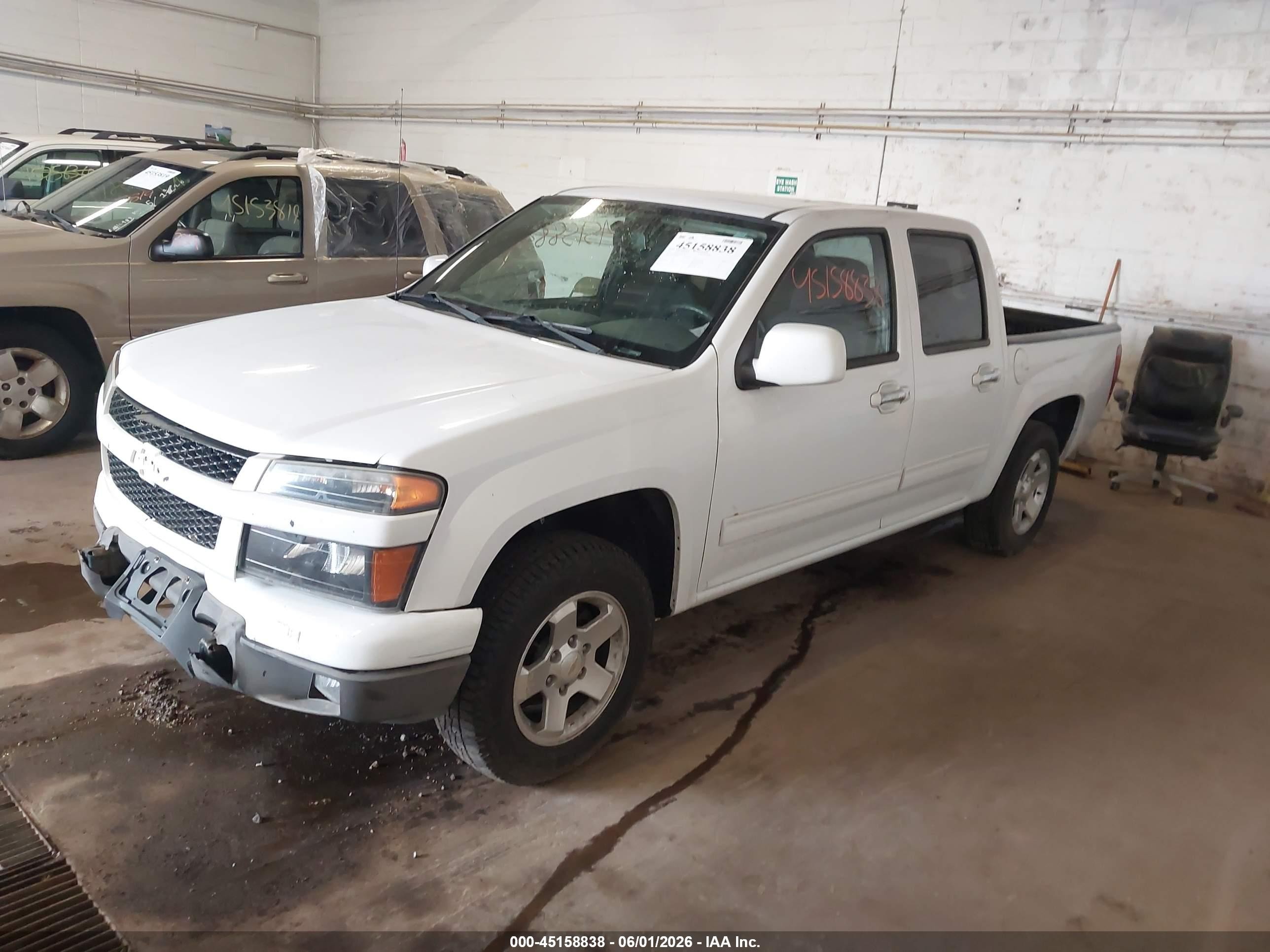 2011 Chevrolet Colorado 1lt Белый vin: 1GCDSCFE6B8125721