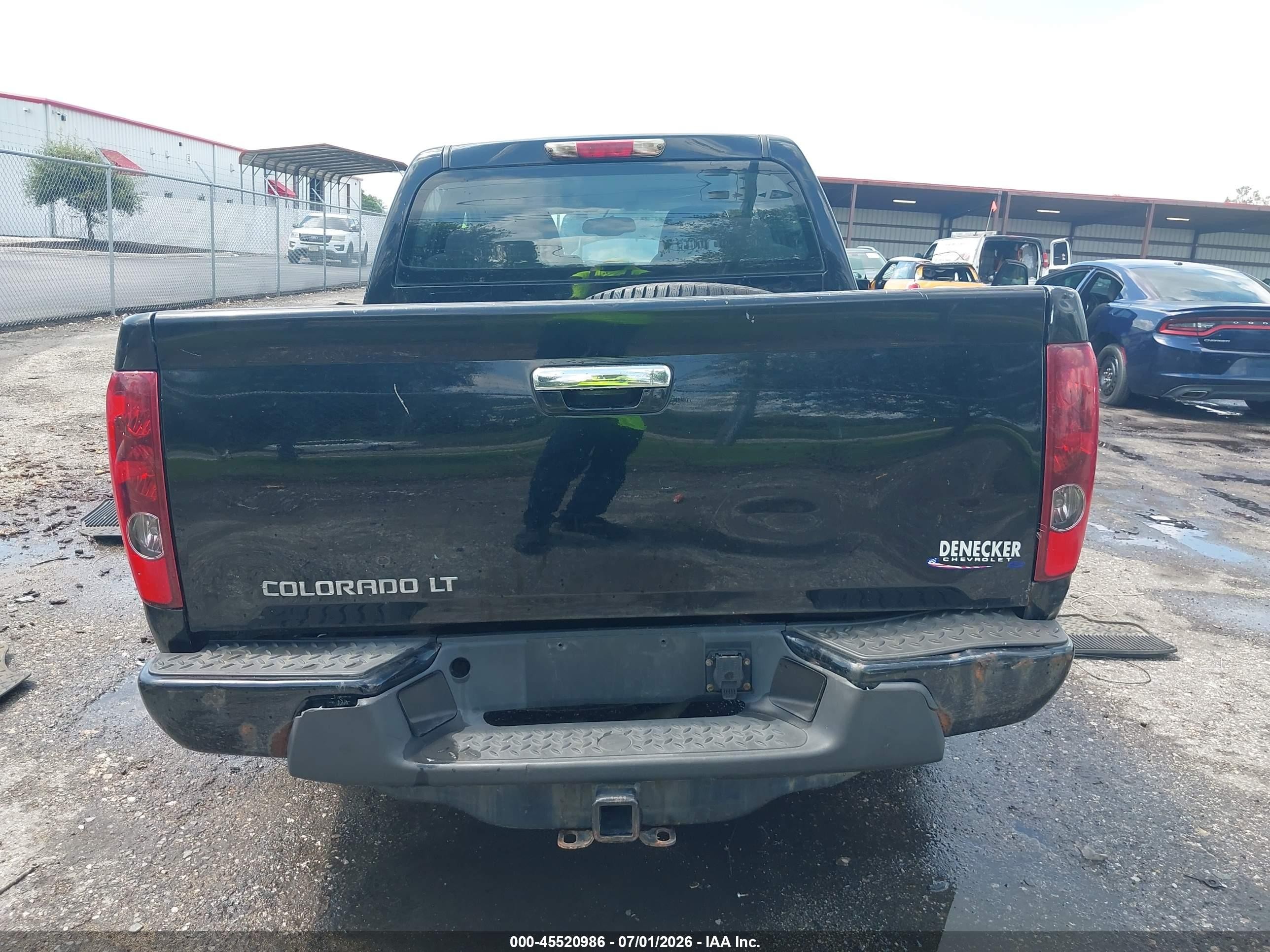 2012 Chevrolet Colorado Lt W/1lt Black vin: 1GCDSCFE6C8165007