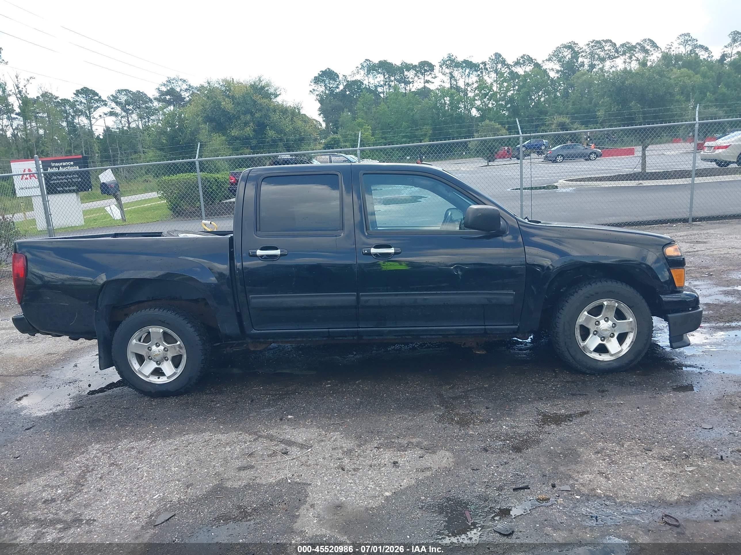 2012 Chevrolet Colorado Lt W/1lt Black vin: 1GCDSCFE6C8165007