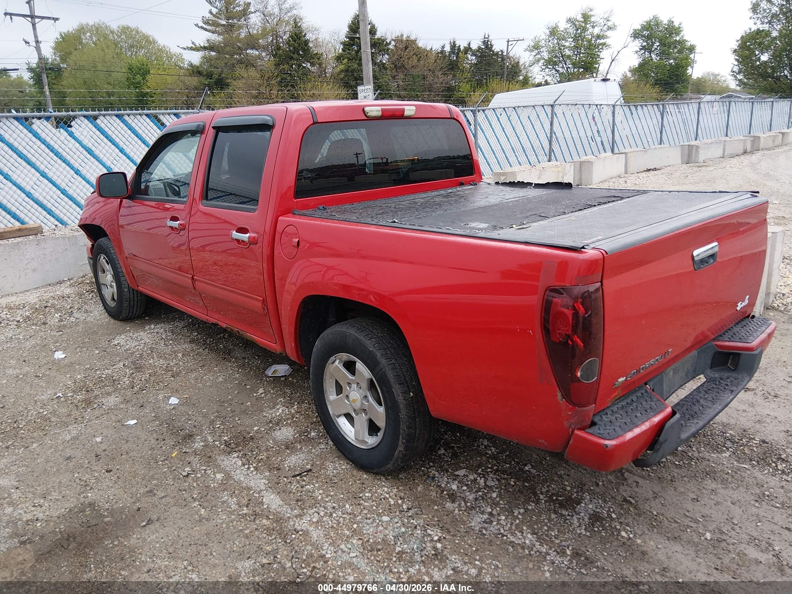 2012 Chevrolet Colorado 1lt Red vin: 1GCDSCFE7C8104149