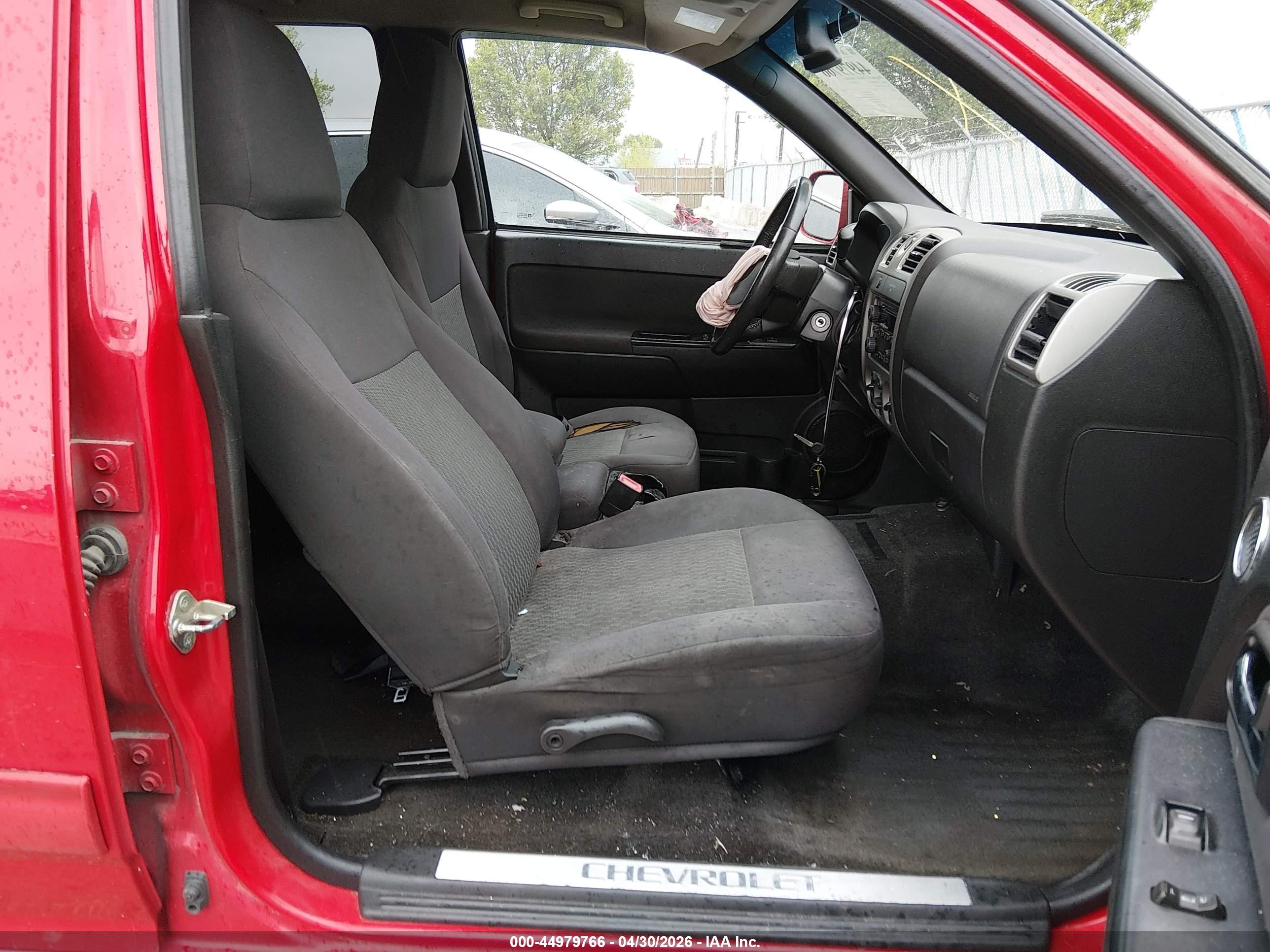2012 Chevrolet Colorado 1lt Red vin: 1GCDSCFE7C8104149