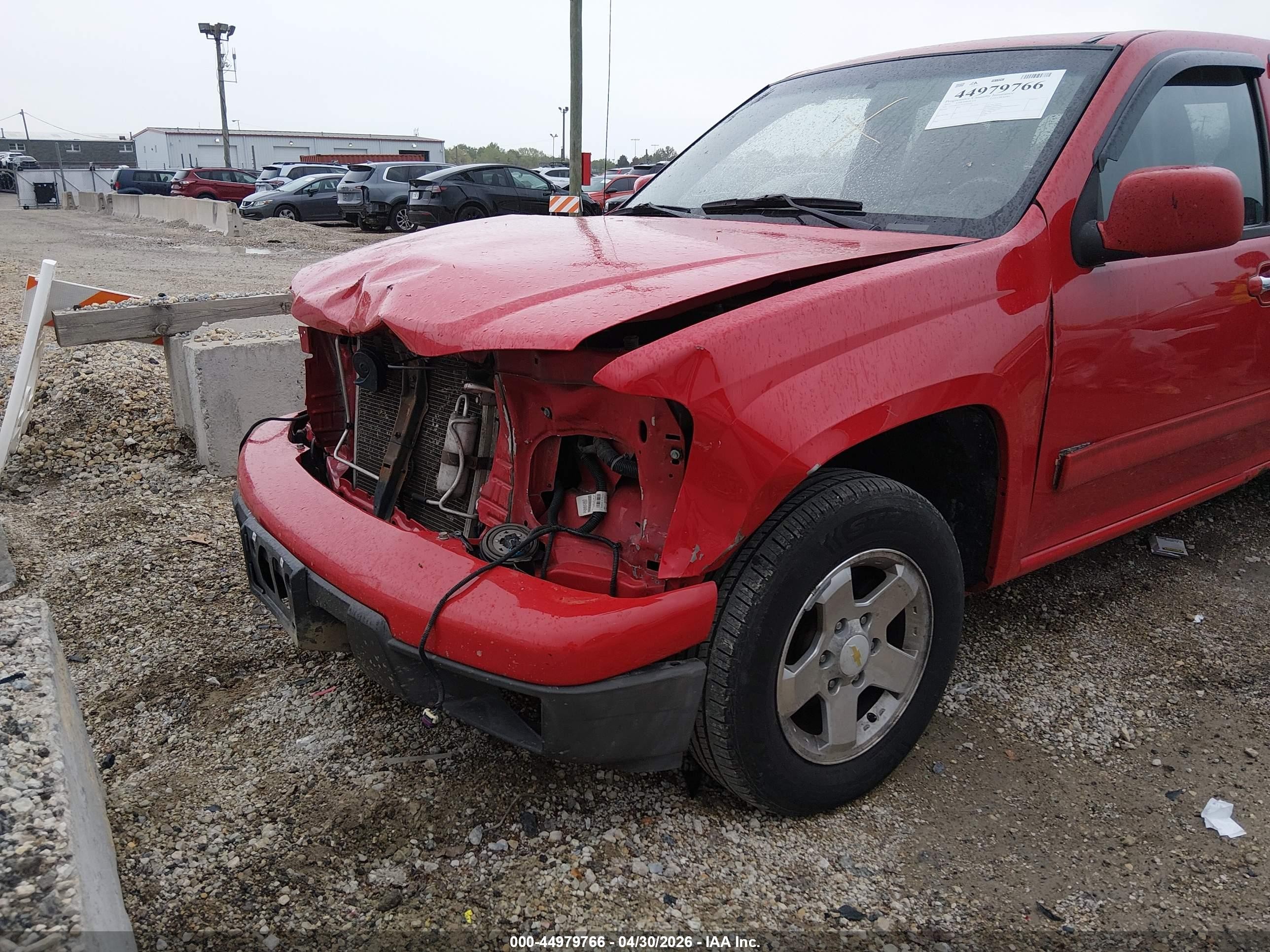 2012 Chevrolet Colorado 1lt Red vin: 1GCDSCFE7C8104149
