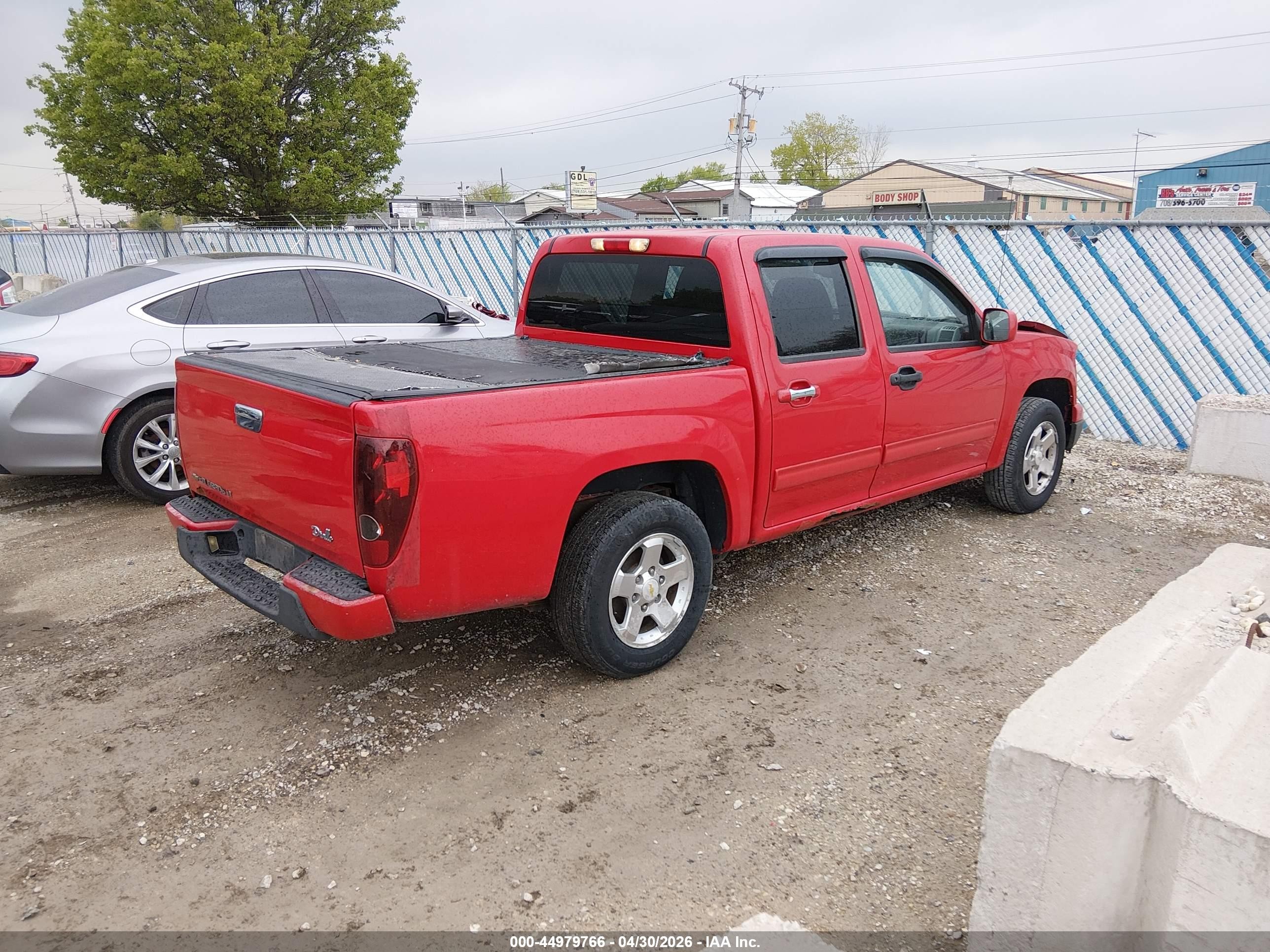 2012 Chevrolet Colorado 1lt Red vin: 1GCDSCFE7C8104149