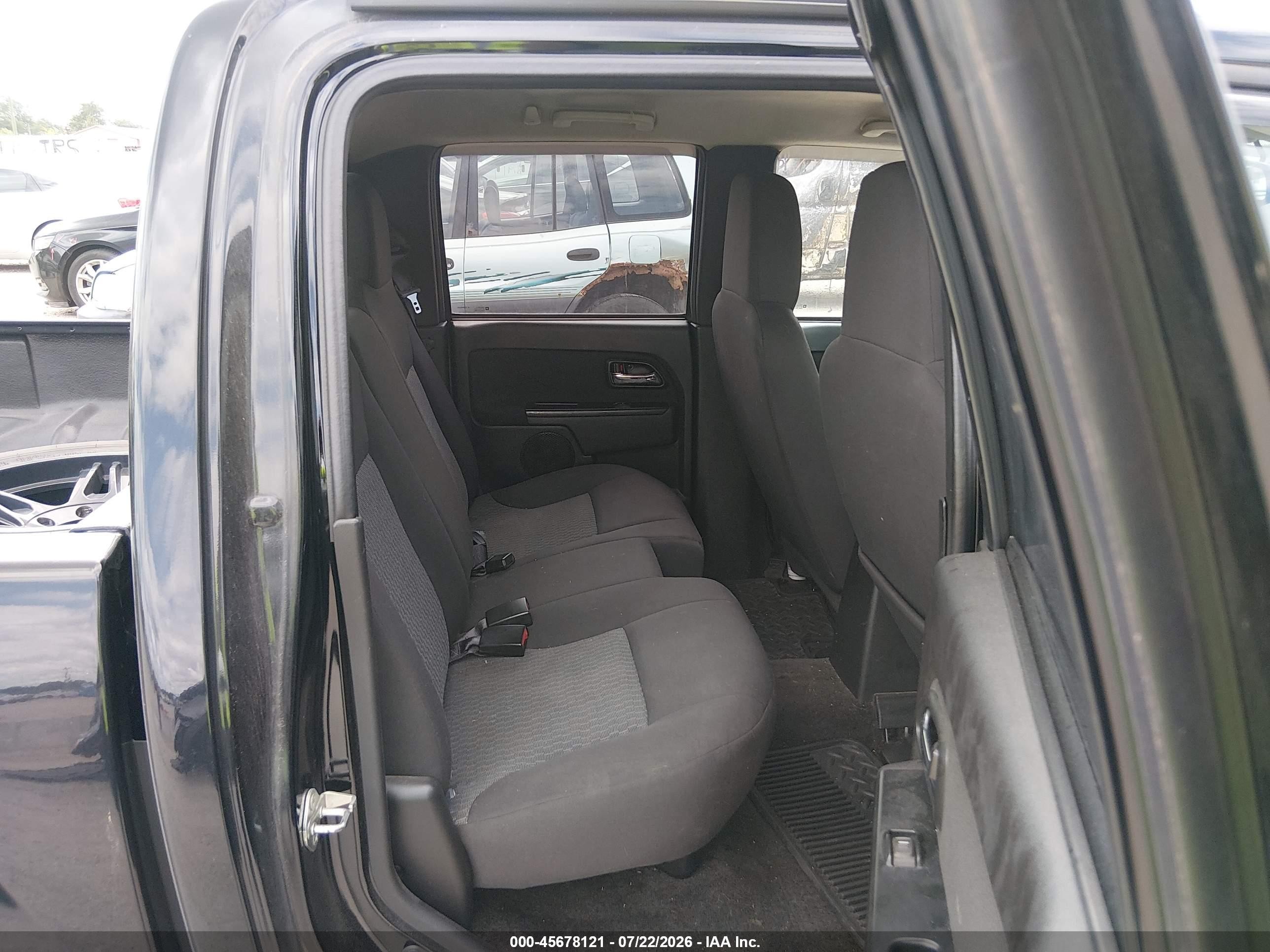2011 Chevrolet Colorado 1lt Black vin: 1GCDSCFE9B8140584