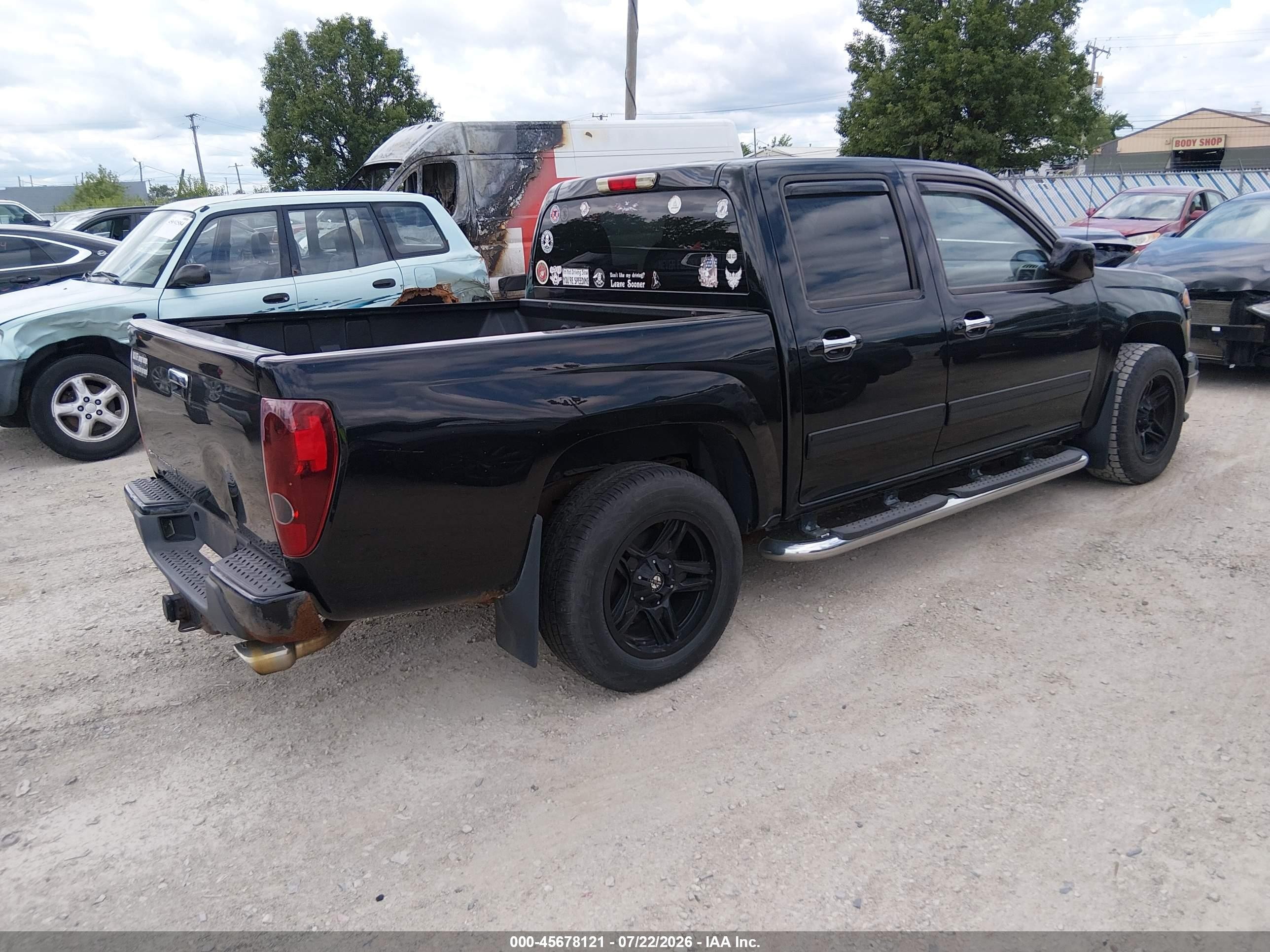 2011 Chevrolet Colorado 1lt Black vin: 1GCDSCFE9B8140584